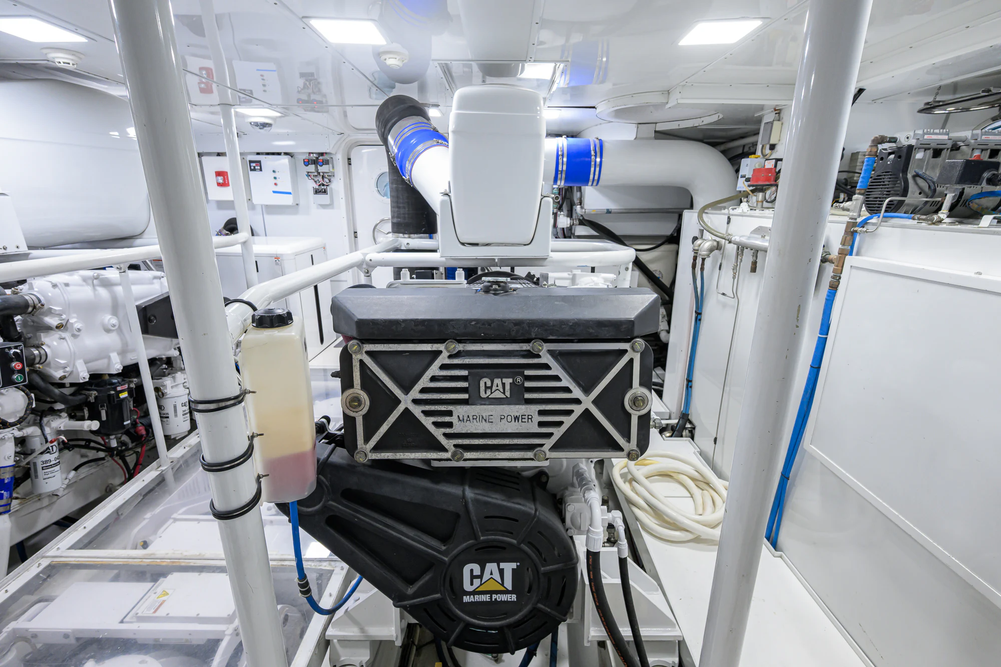 a machine in a factory aboard MARBELLA IV Yacht for Sale