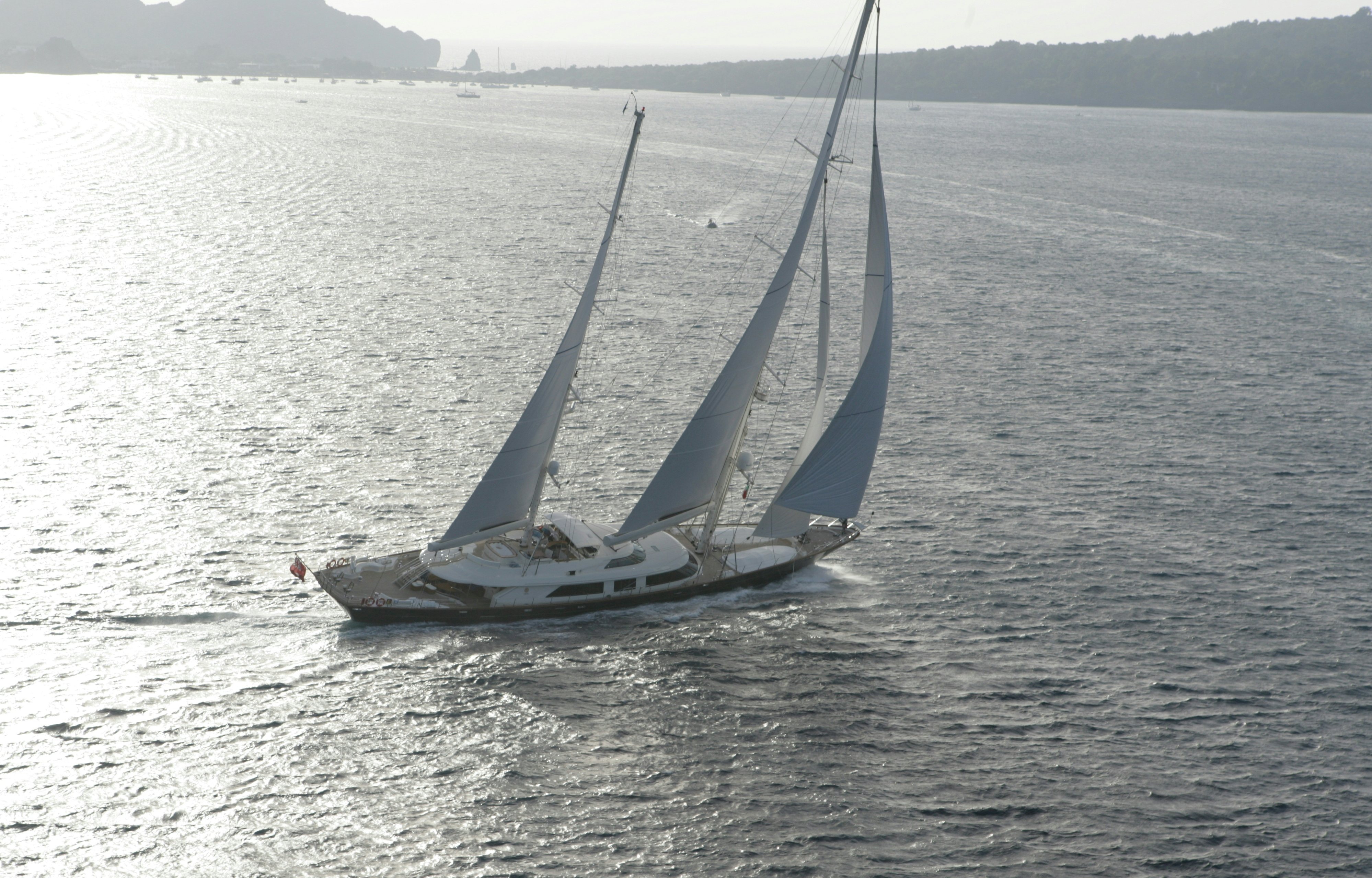 a sailboat on the water aboard TAMSEN Yacht for Sale
