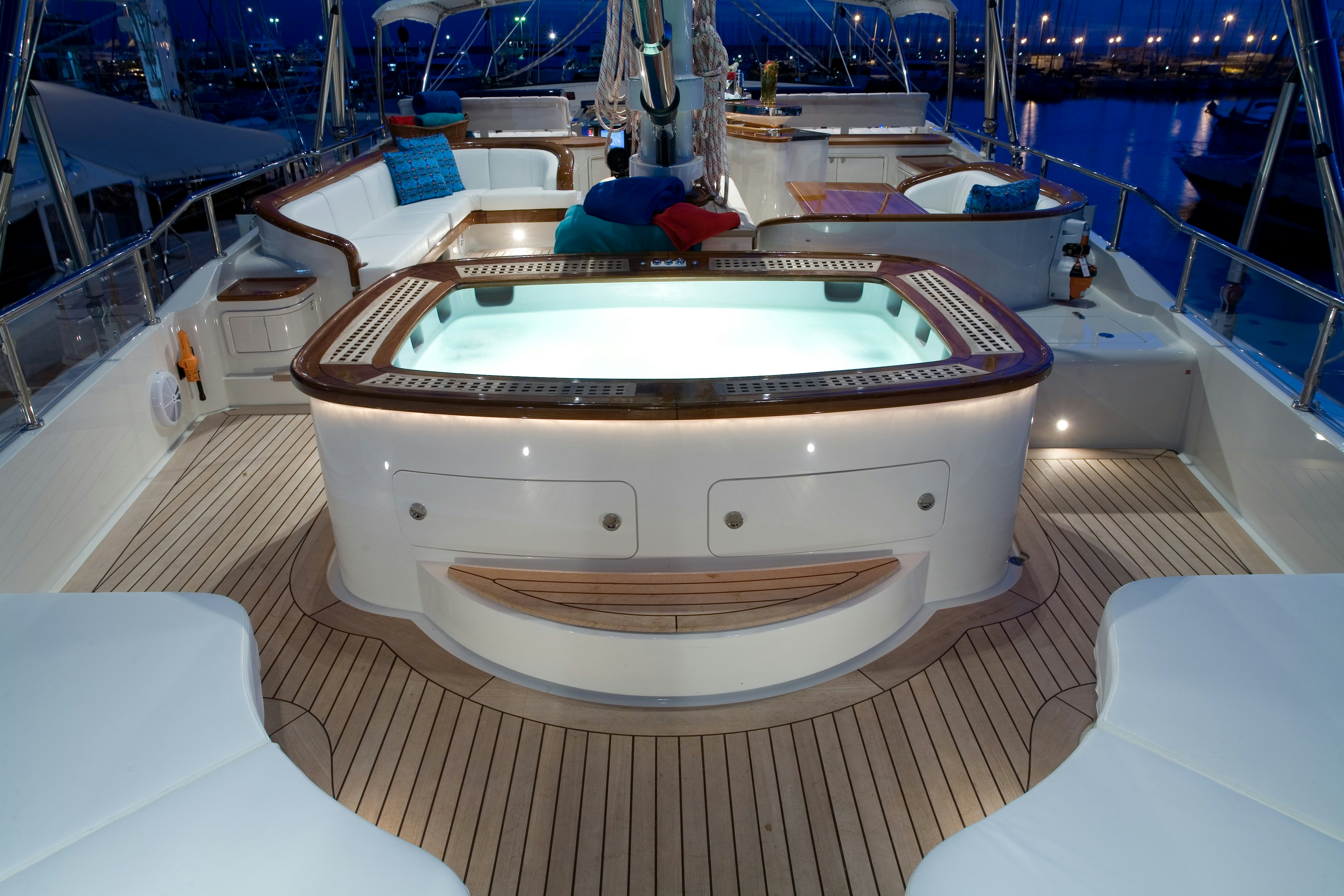 a boat on the water aboard TAMSEN Yacht for Sale