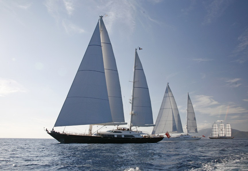 a sailboat on the water aboard TAMSEN Yacht for Sale