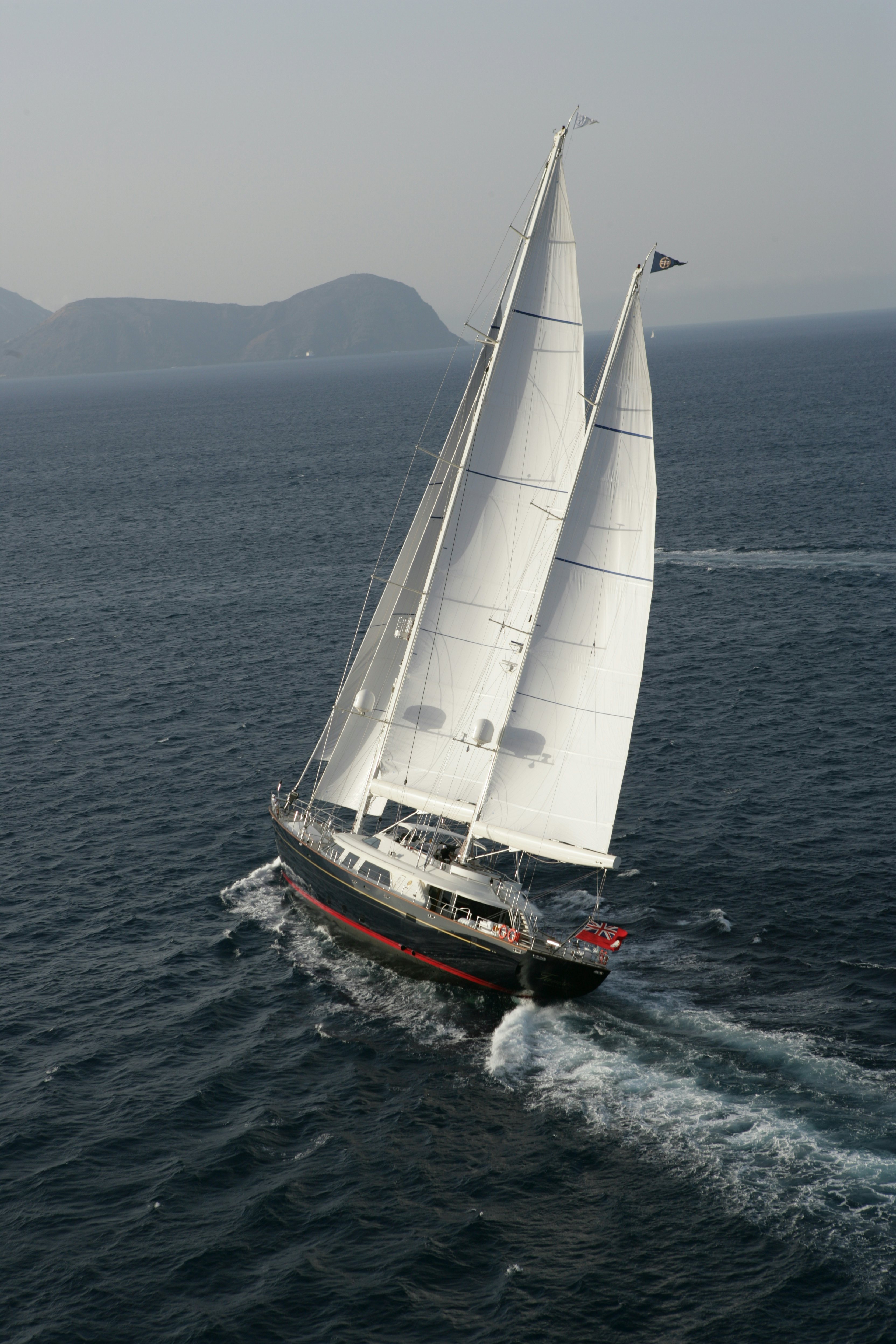a boat sailing on the sea aboard TAMSEN Yacht for Sale