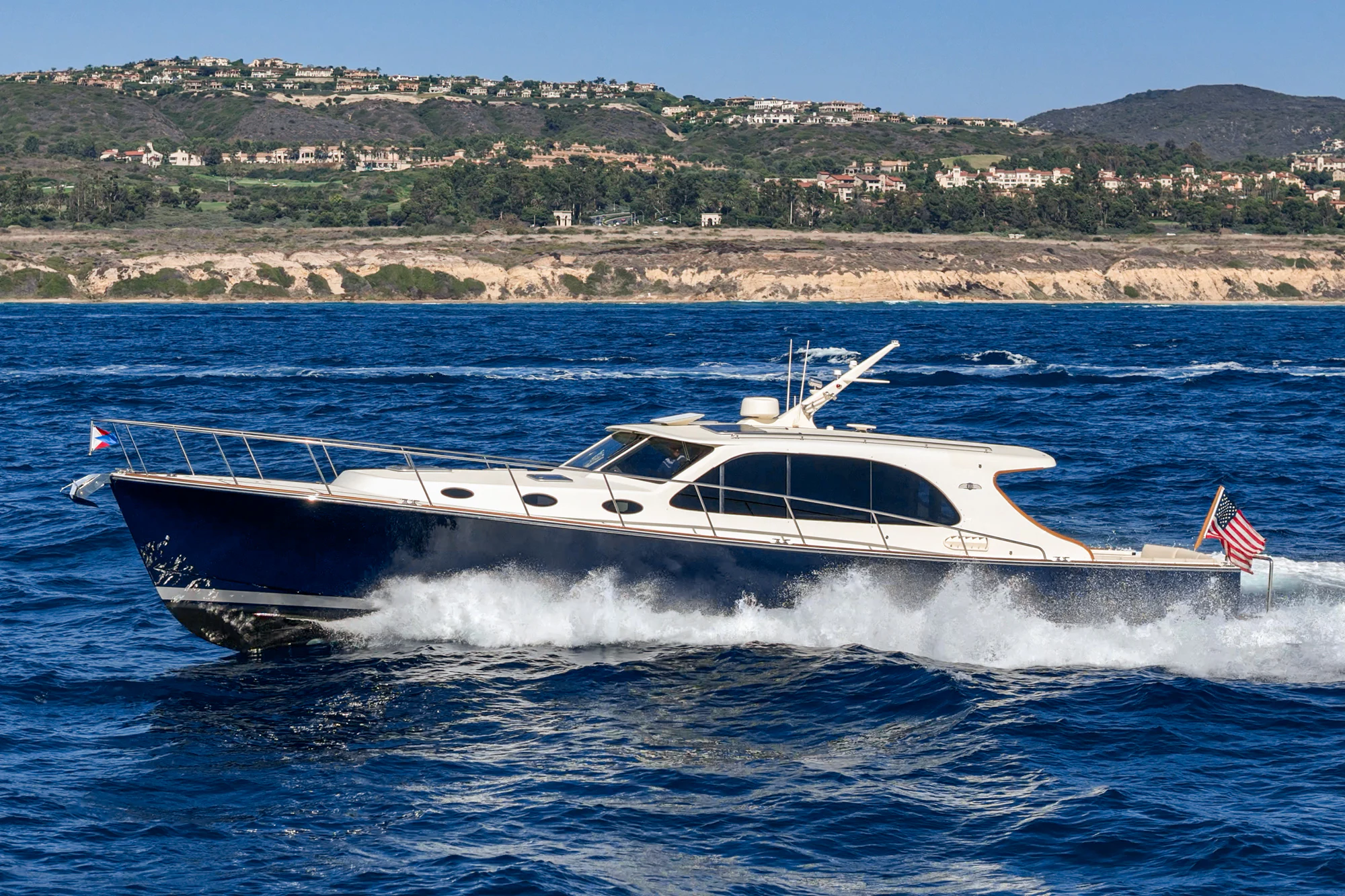 a boat on the water aboard PIPE DREAM Yacht for Sale