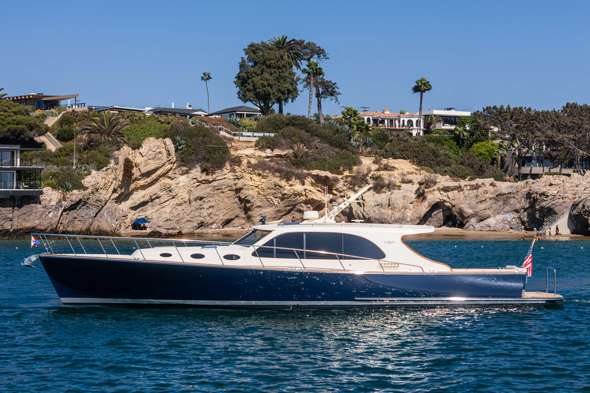a boat on the water aboard PIPE DREAM Yacht for Sale
