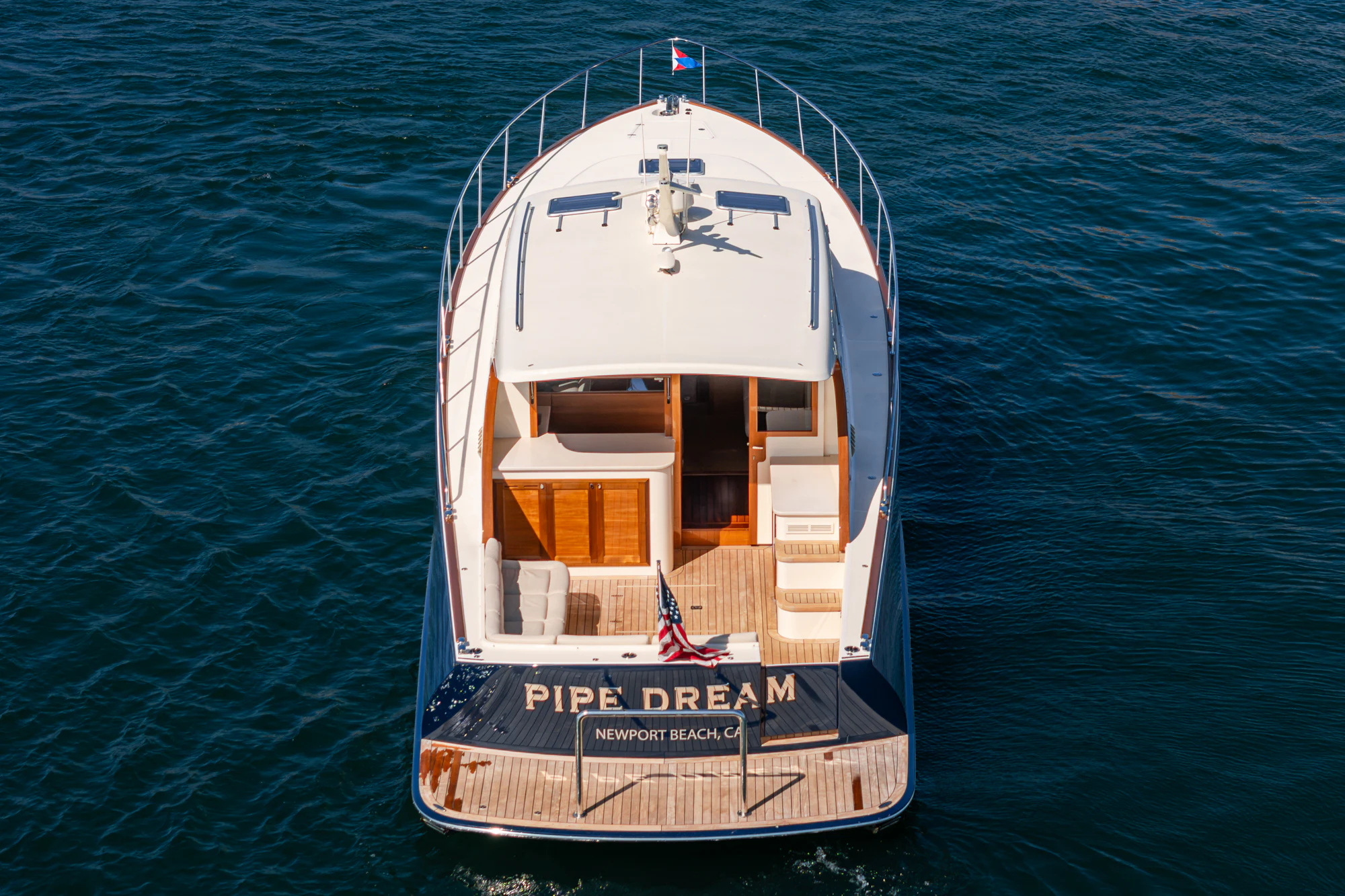 a boat on the water aboard PIPE DREAM Yacht for Sale