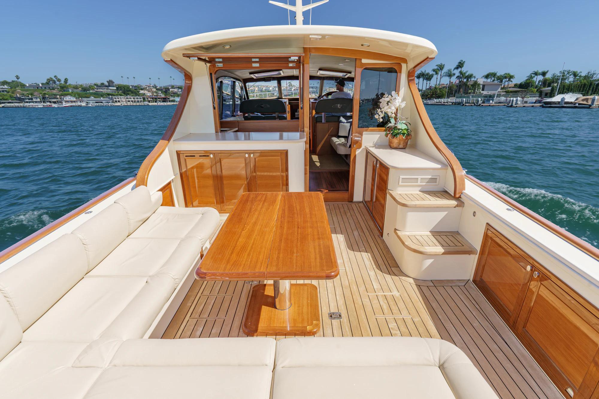 a boat on the water aboard PIPE DREAM Yacht for Sale