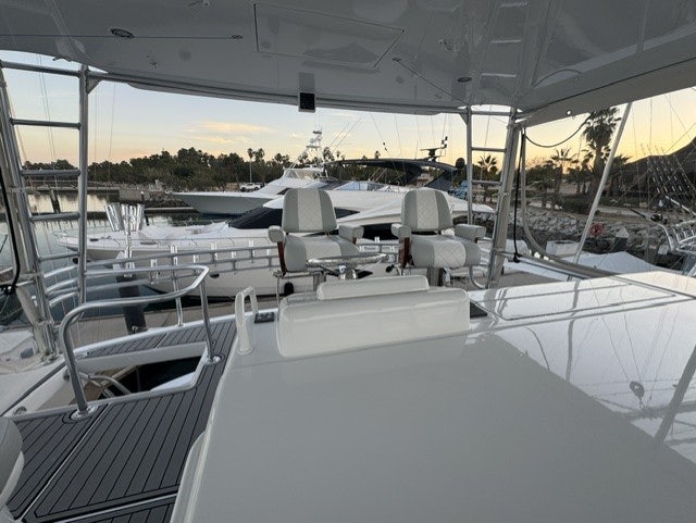 a boat on the water aboard TRUE GRIT Yacht for Sale