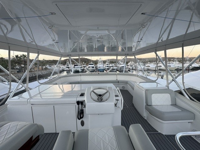 a view of the inside of a vehicle aboard TRUE GRIT Yacht for Sale