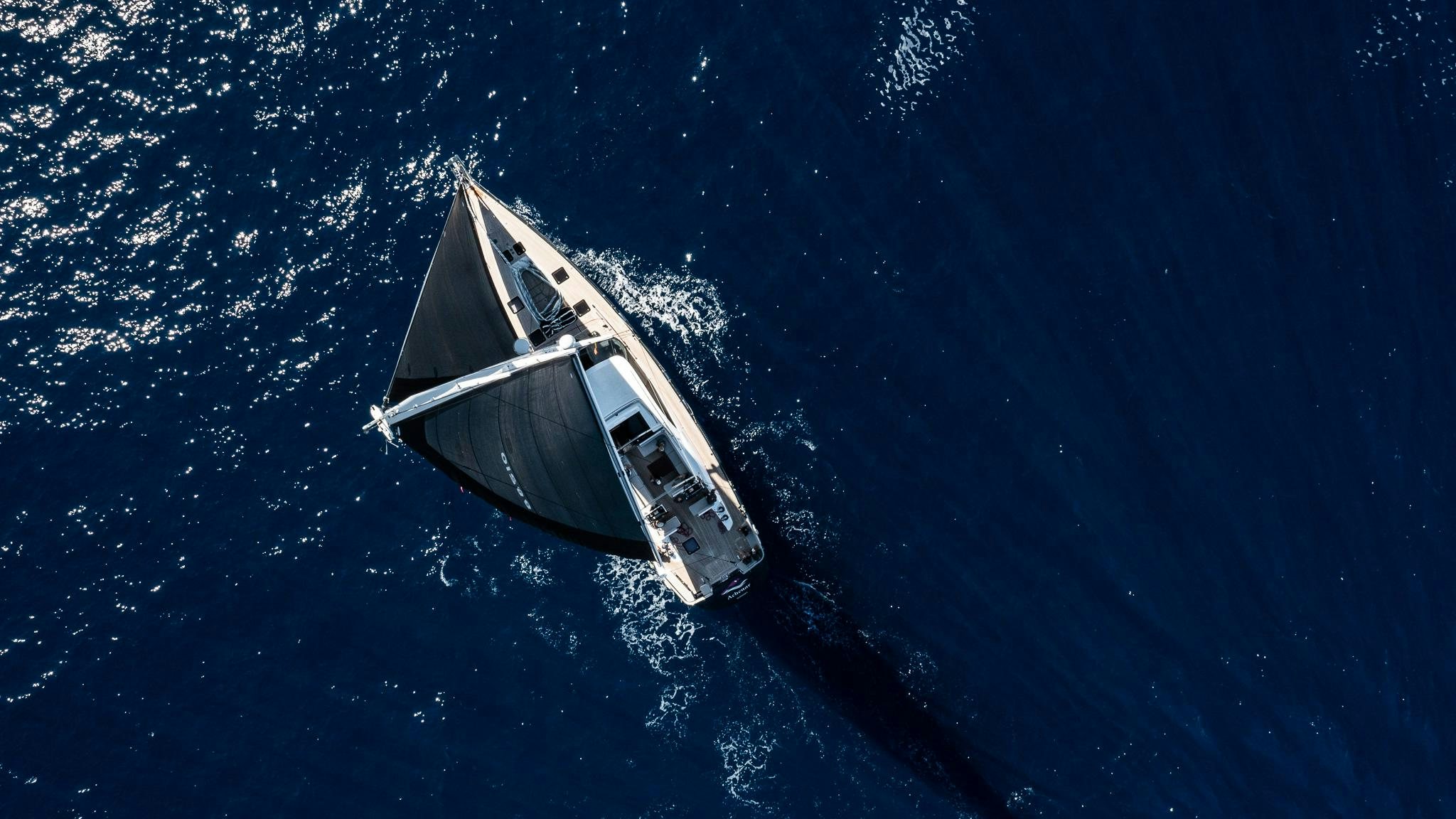 a space ship in space aboard ACHENAR Yacht for Charter
