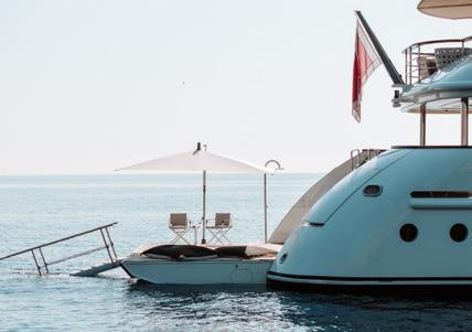 a boat in the water aboard HEMABEJO Yacht for Charter
