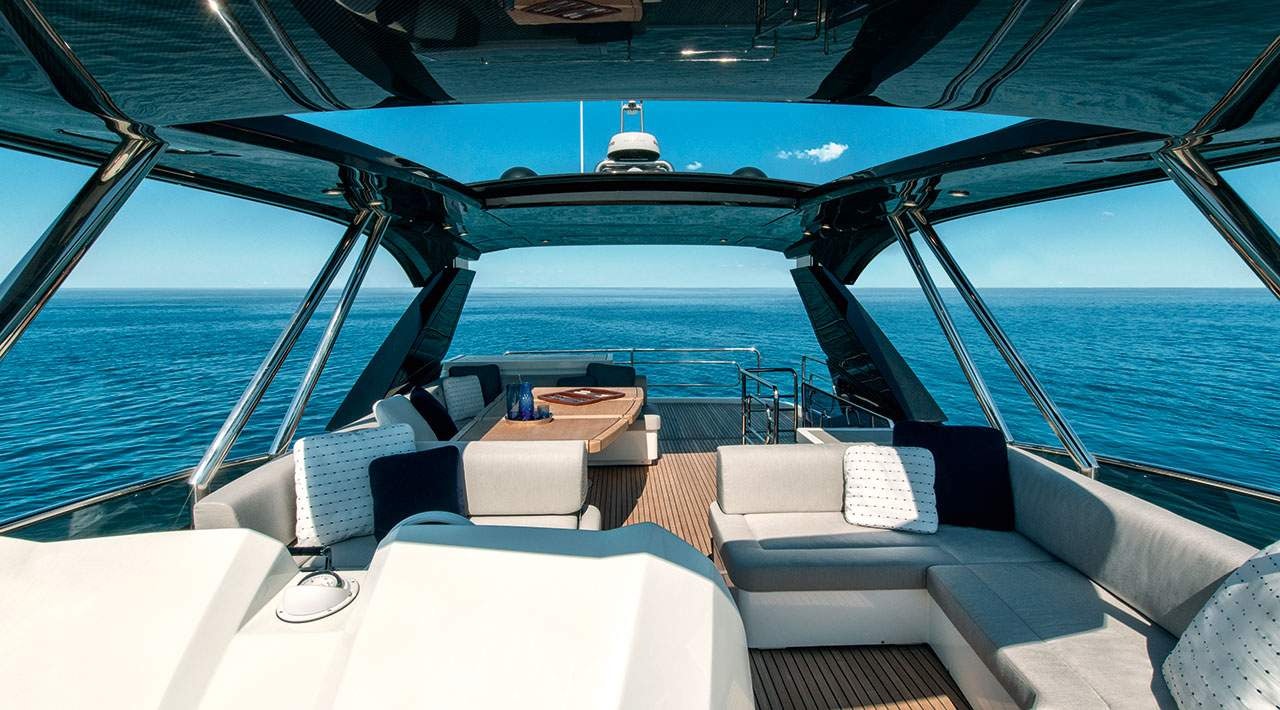 a boat on the water aboard GRACE Yacht for Sale