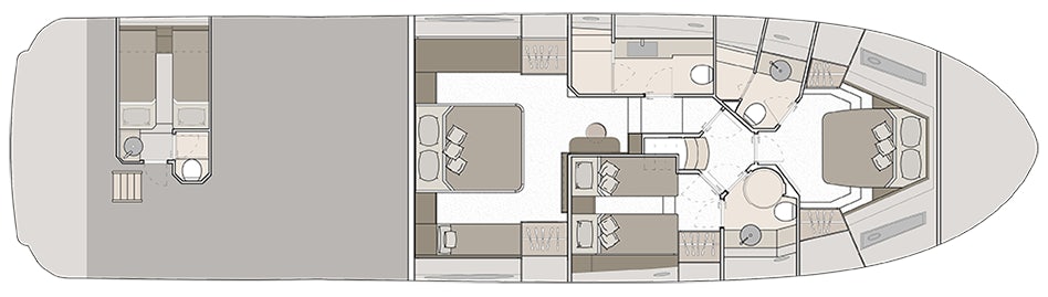 diagram aboard GRACE Yacht for Sale