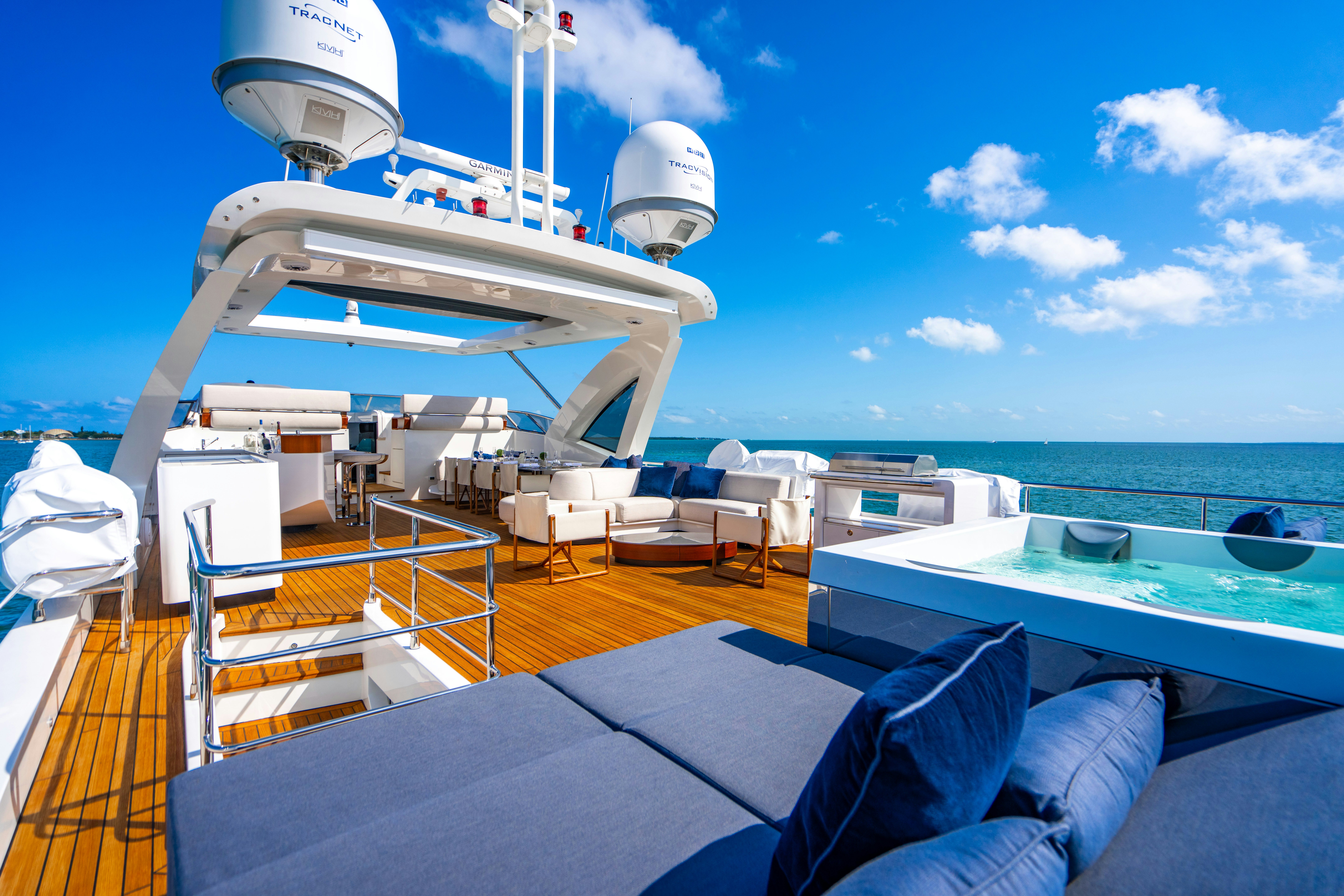 a boat on the water aboard CARPE DIEM Yacht for Charter