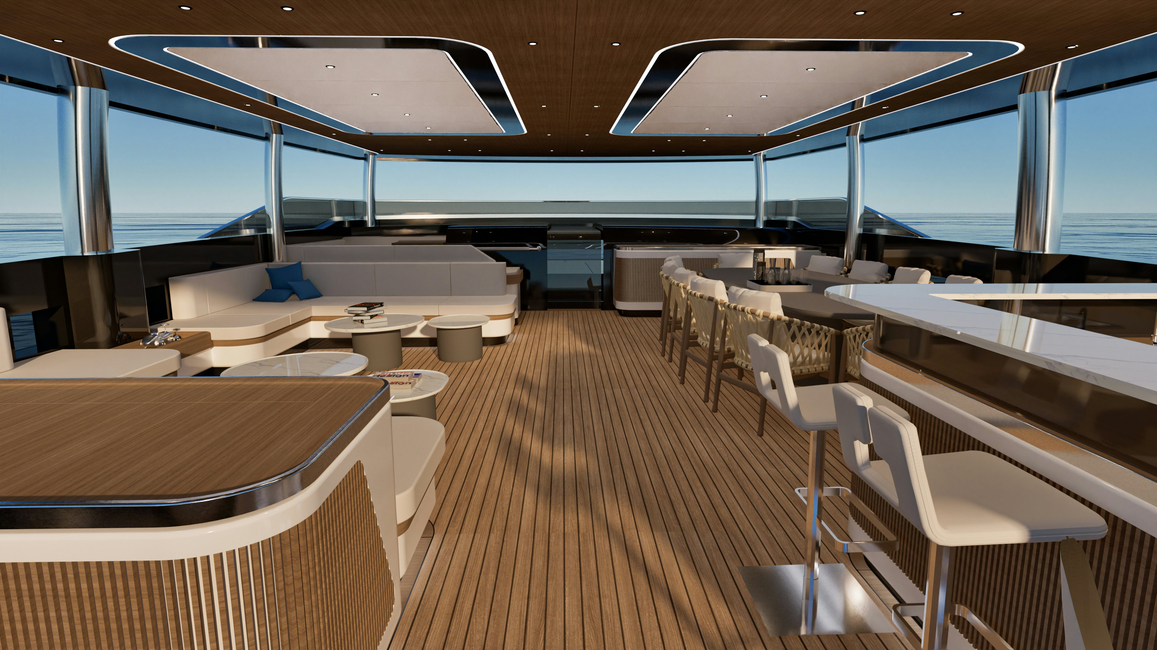 inside of a boat aboard GX 42 RPH HULL #2 Yacht for Sale