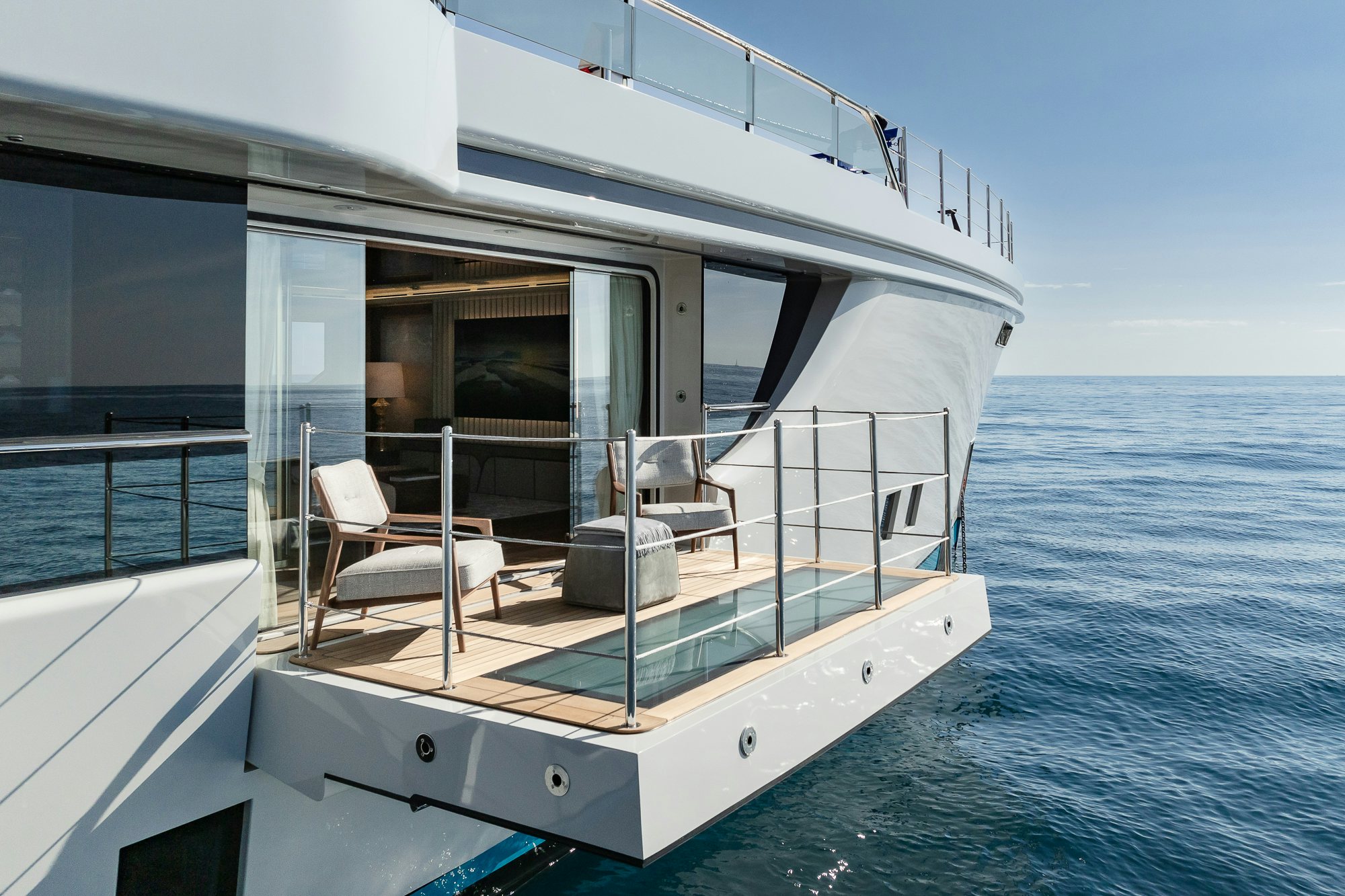a boat on the water aboard SERENISSIMA I Yacht for Sale