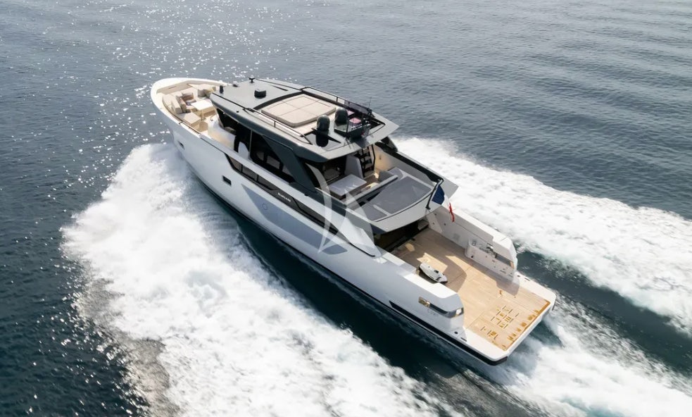 a boat on the water aboard CC Yacht for Charter
