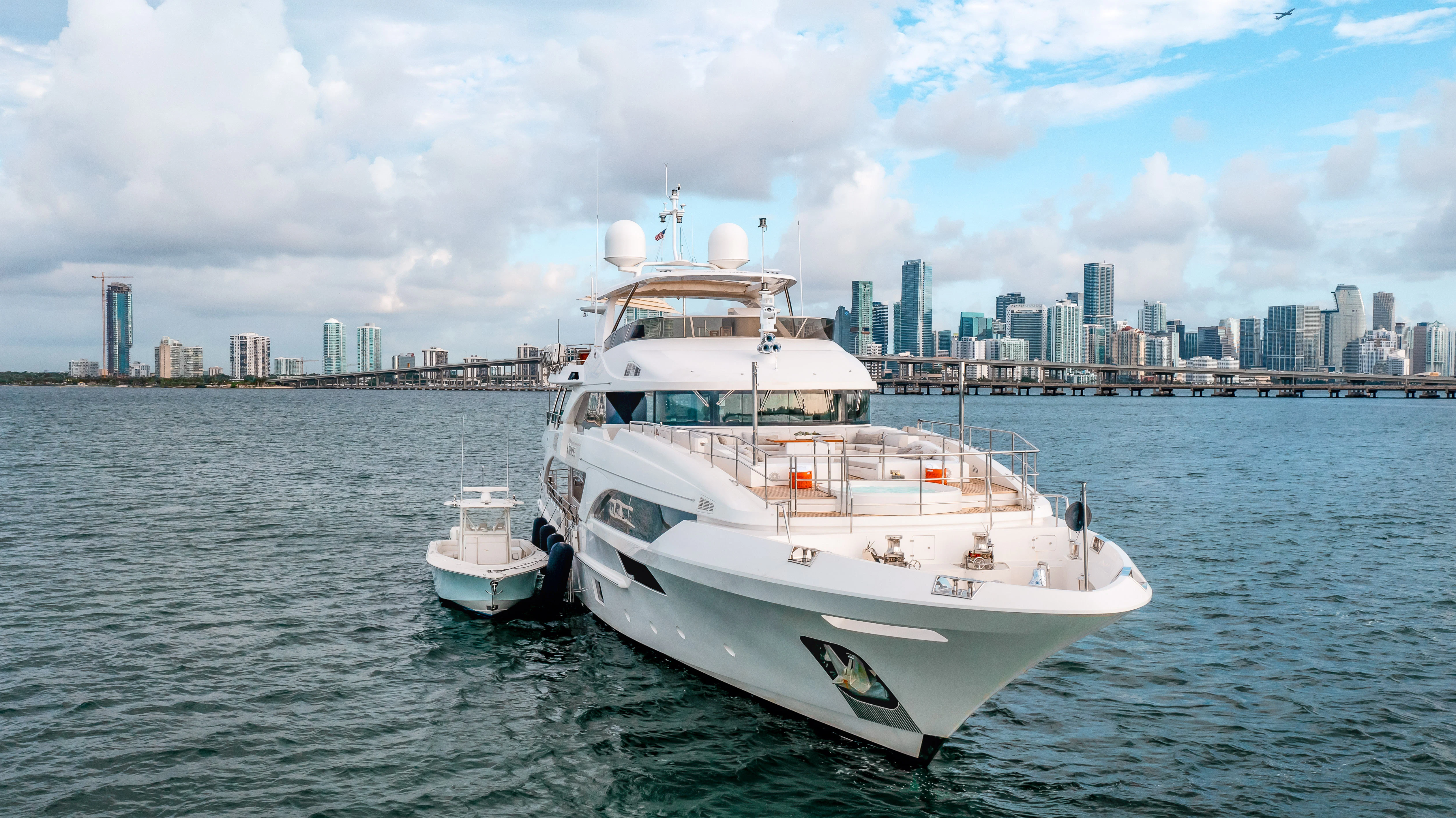 a boat in the water aboard PATIENCE Yacht for Charter