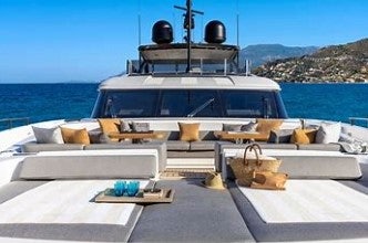 a boat on a dock aboard FELICITY Yacht for Charter