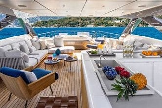 a room with a pool aboard FELICITY Yacht for Charter