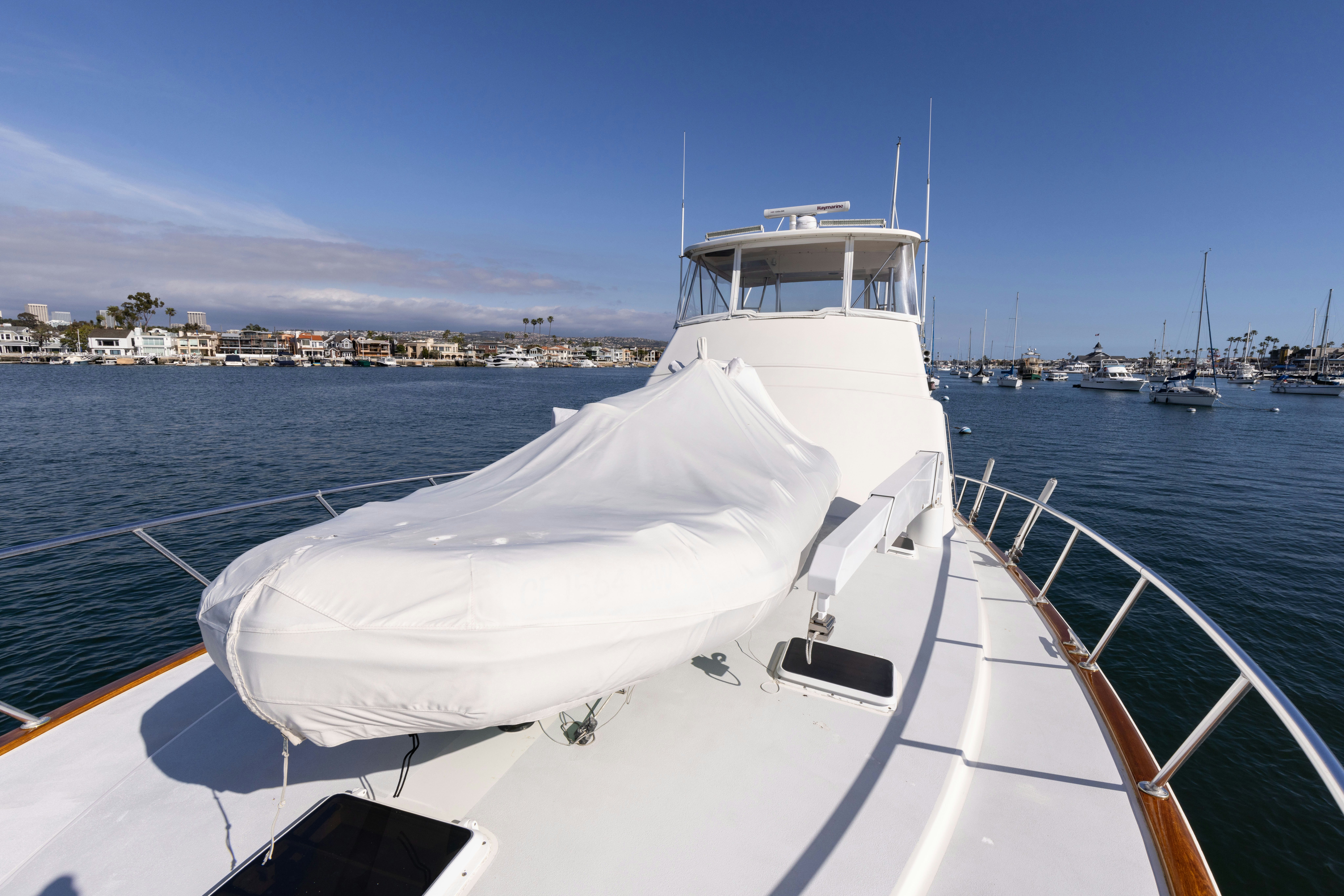 a boat on the water aboard LUCKY MARLIN Yacht for Sale