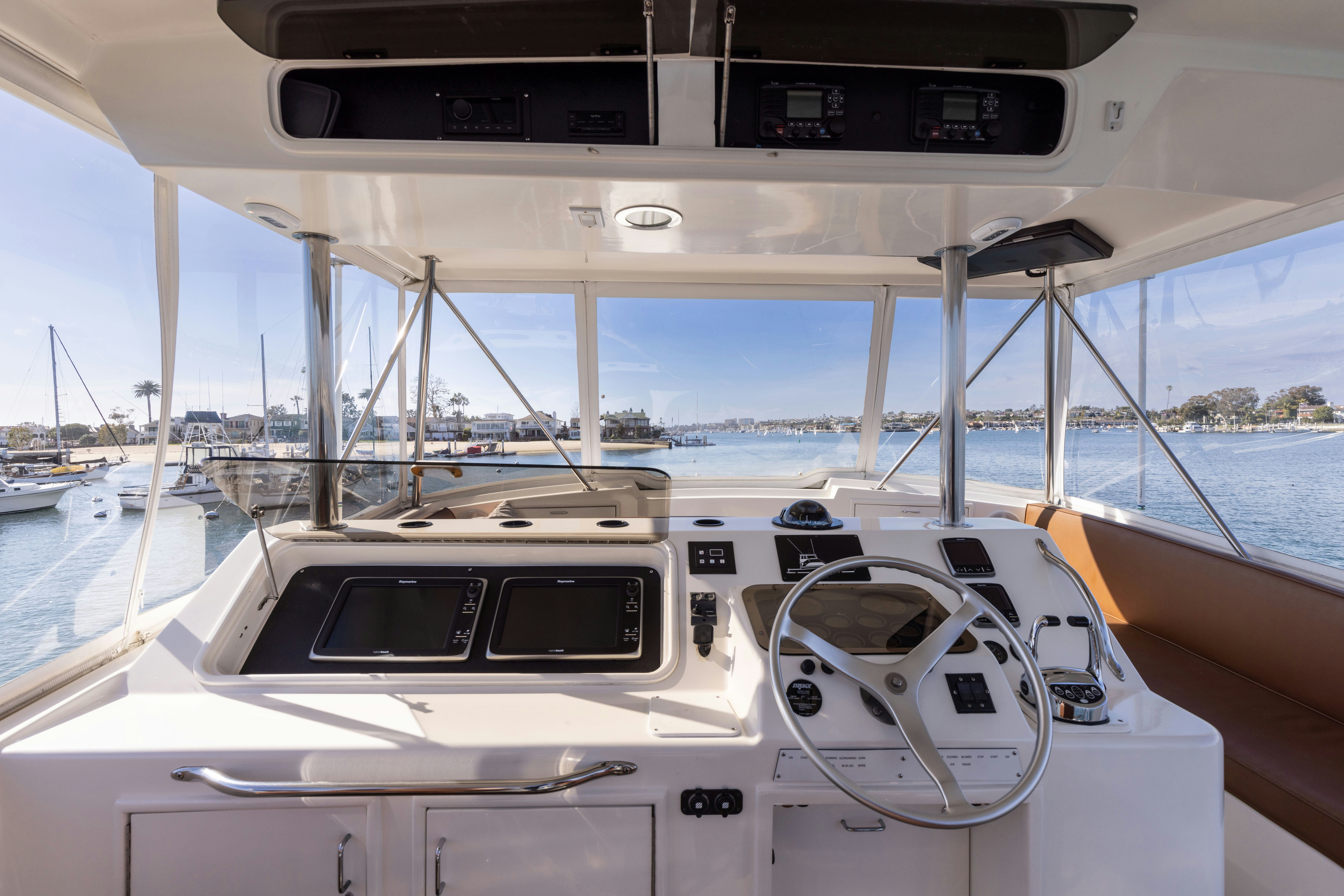 a boat on the water aboard LUCKY MARLIN Yacht for Sale