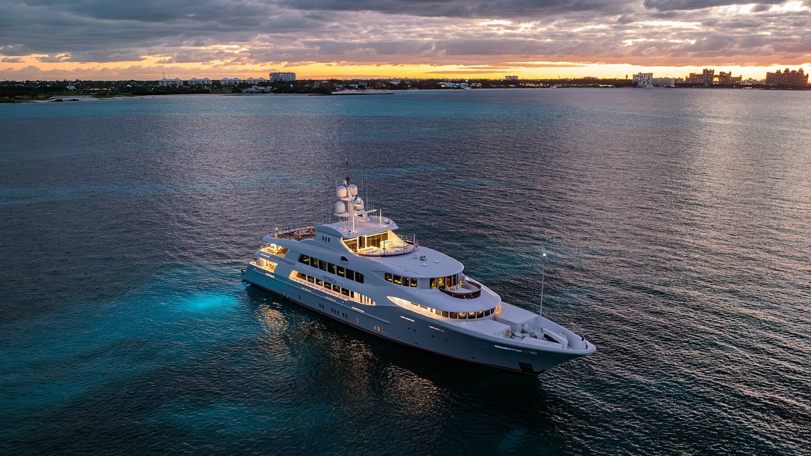 a boat in the water aboard IRON BLONDE Yacht for Charter