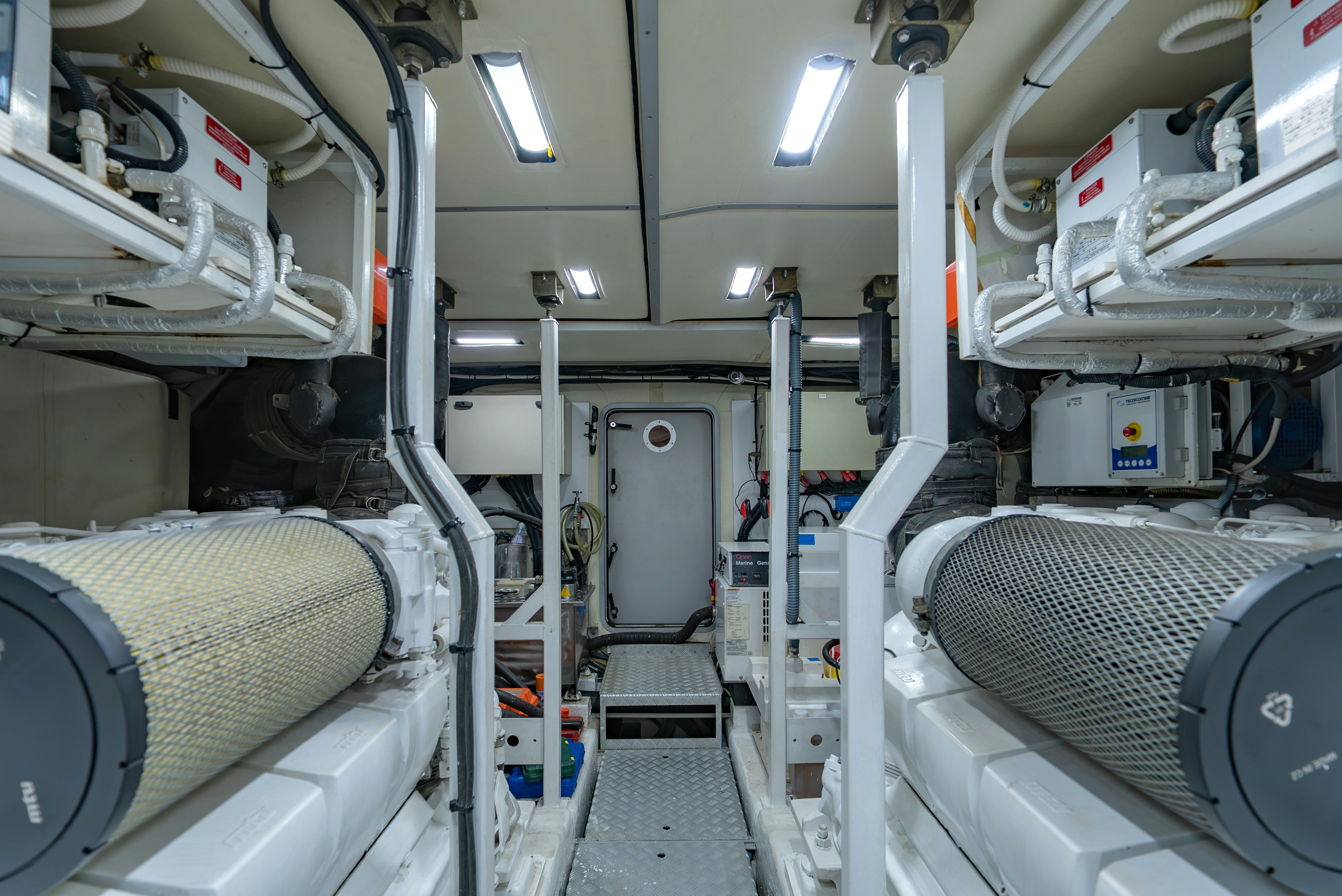 a room with machinery aboard BLUE ROSE Yacht for Sale