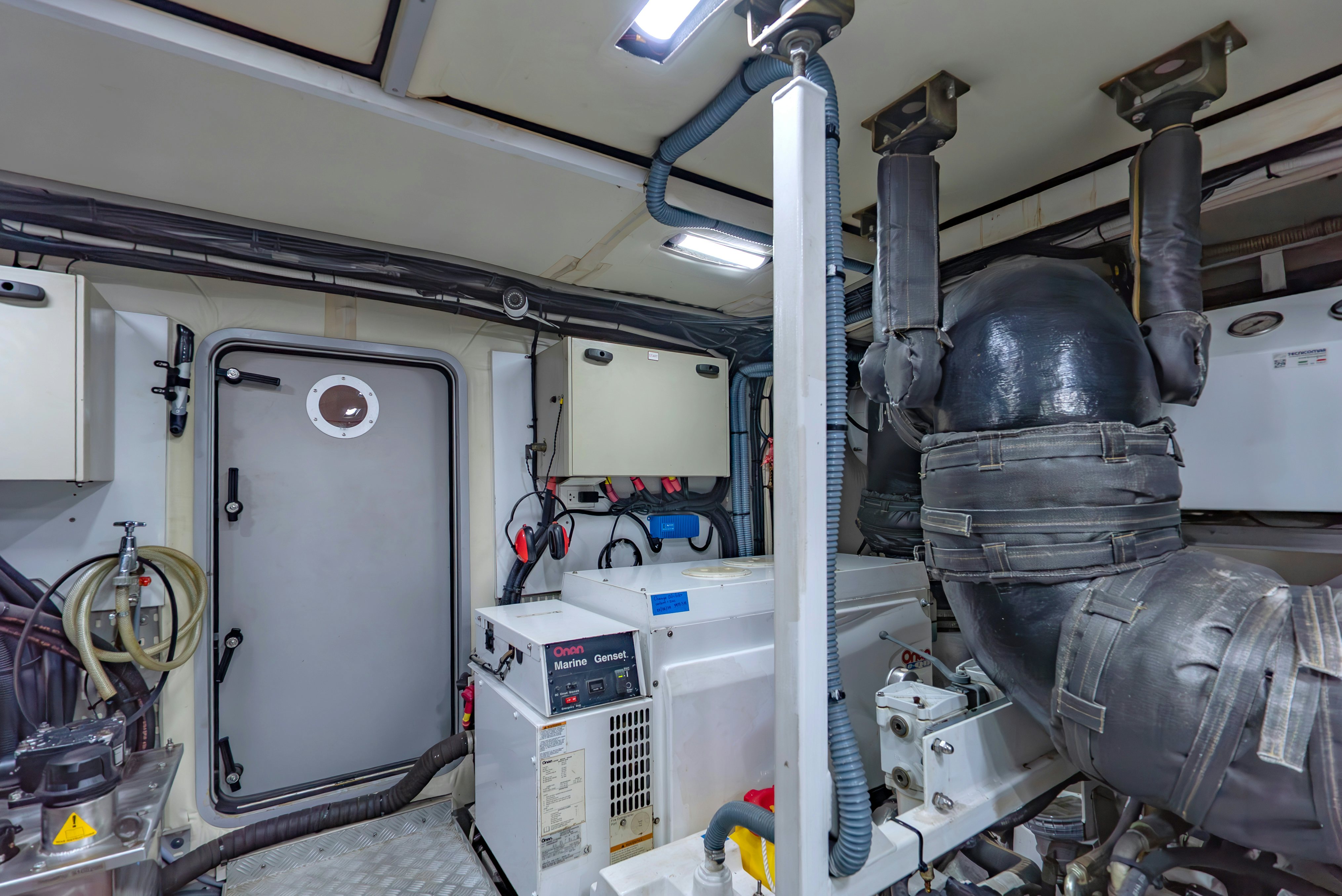 a room with machinery and equipment aboard BLUE ROSE Yacht for Sale