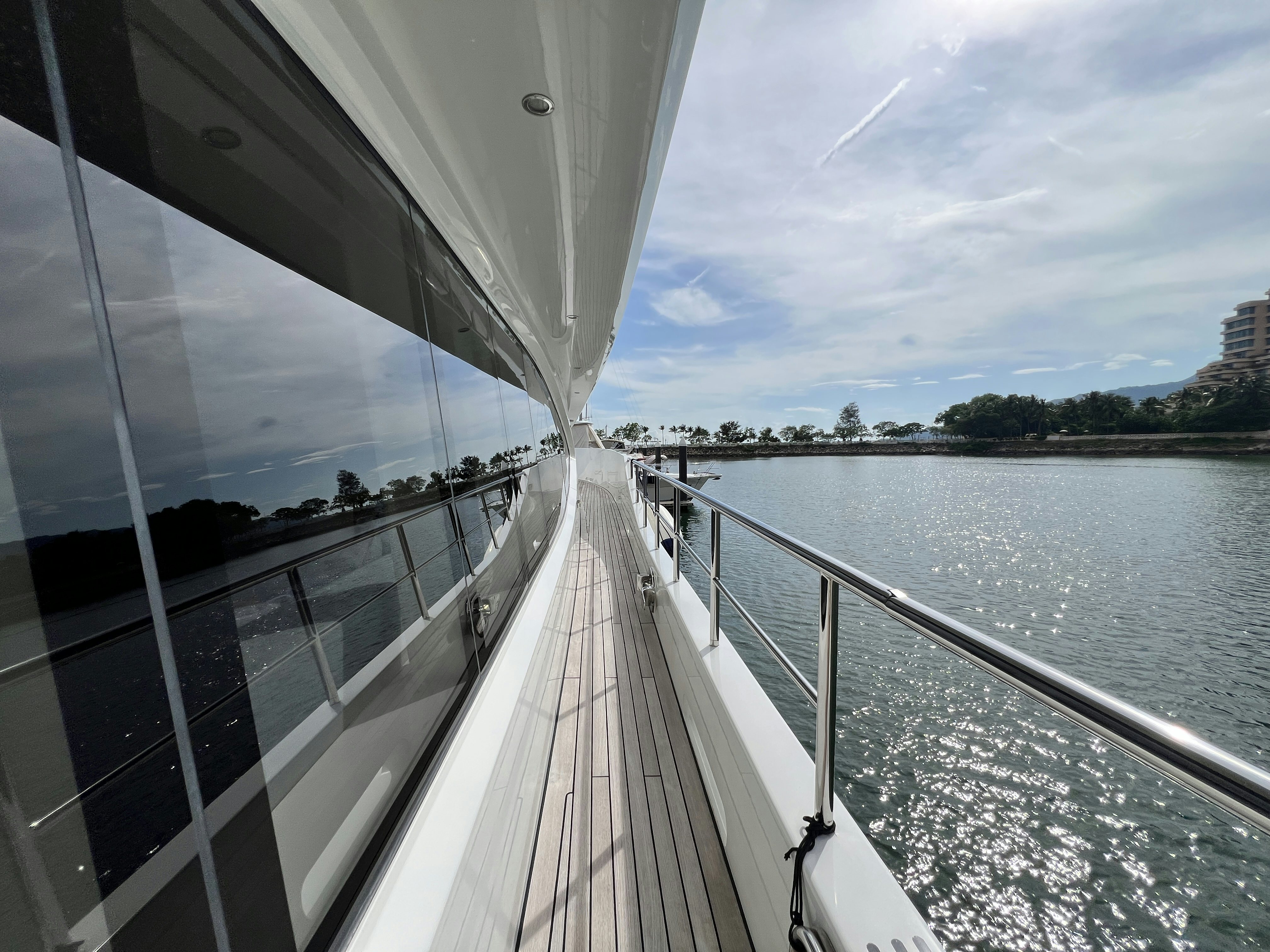 a boat on the water aboard SUNRISE Yacht for Sale