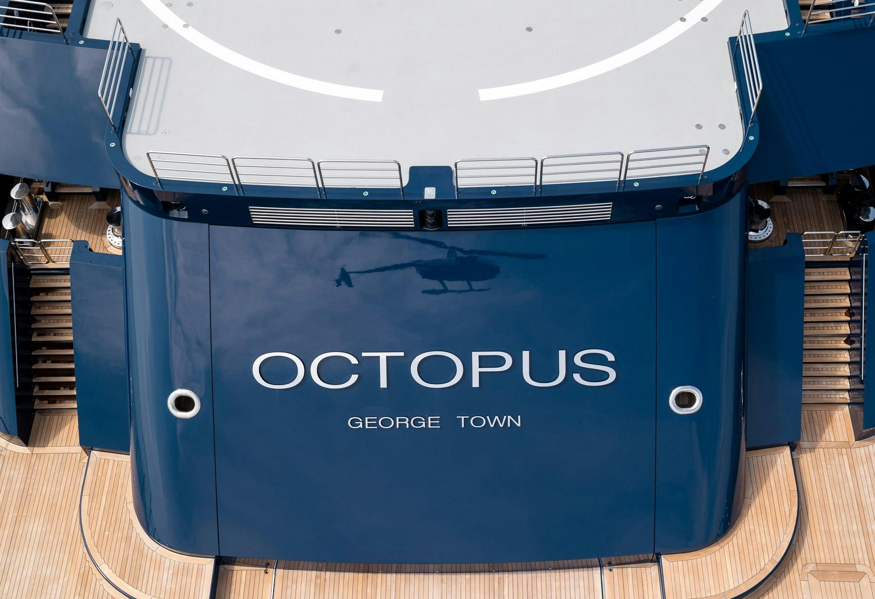 graphical user interface, diagram aboard OCTOPUS Yacht for Charter
