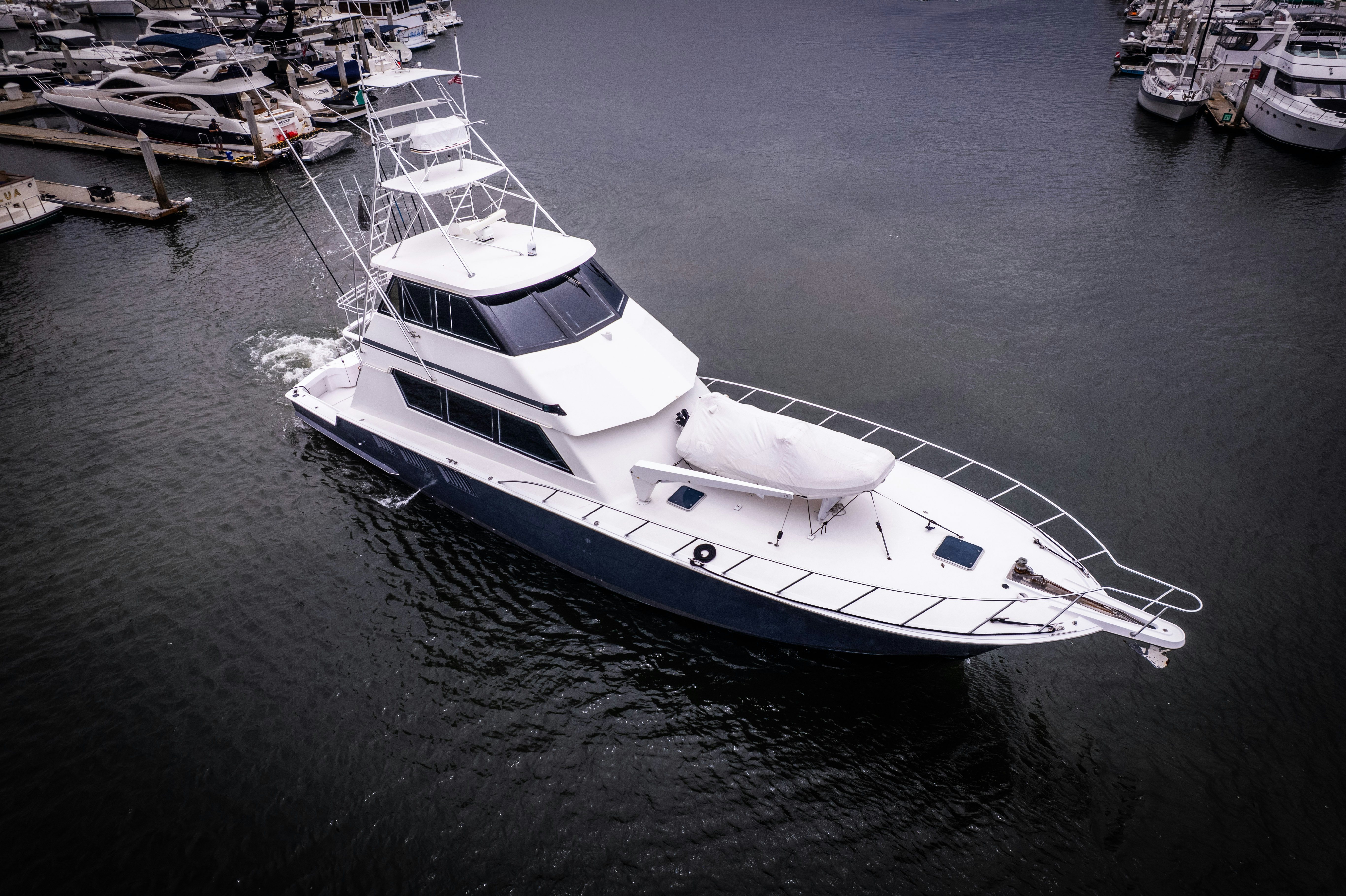 a boat in the water aboard PREMIUM Yacht for Sale