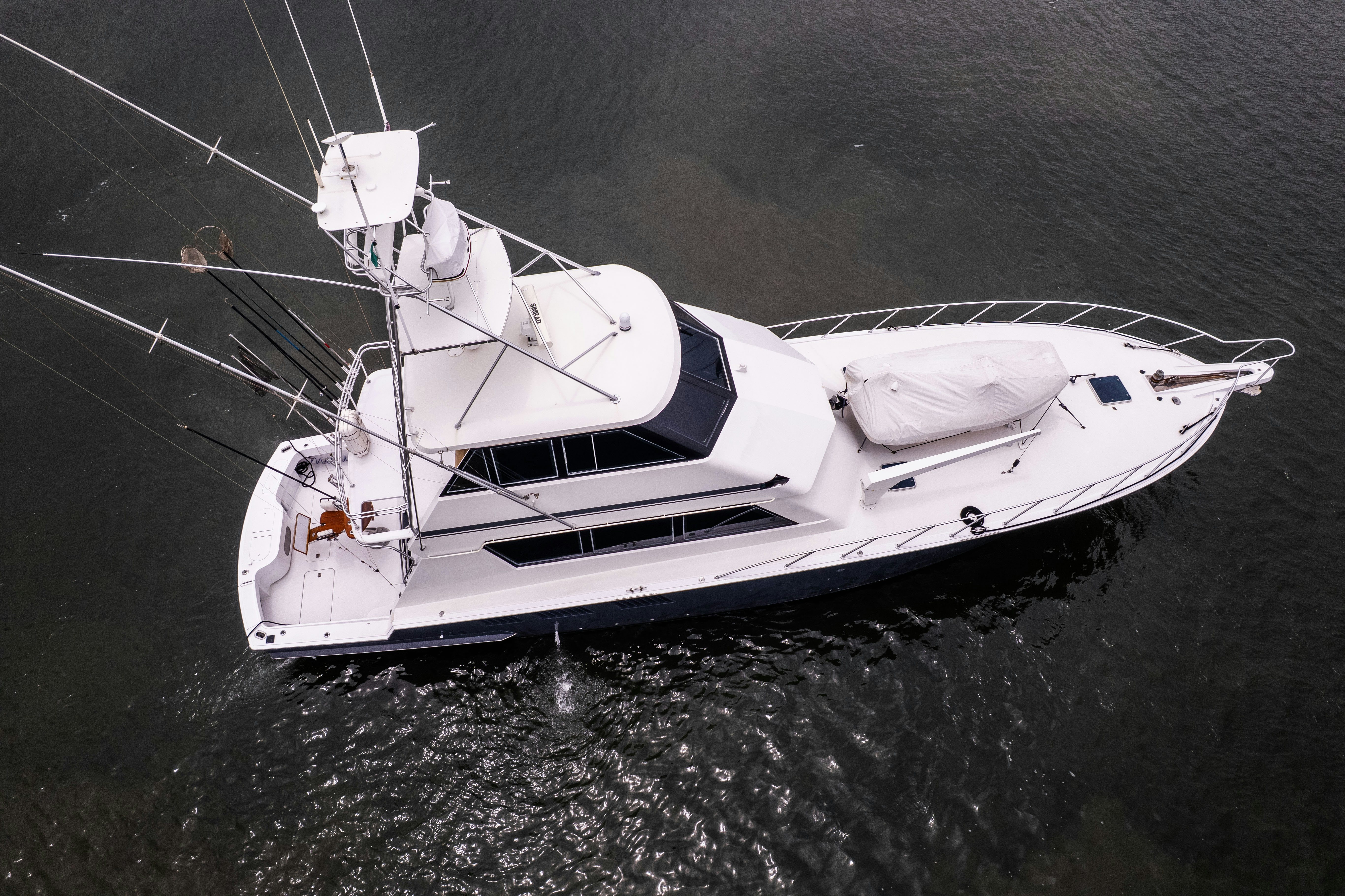 a boat in the water aboard PREMIUM Yacht for Sale