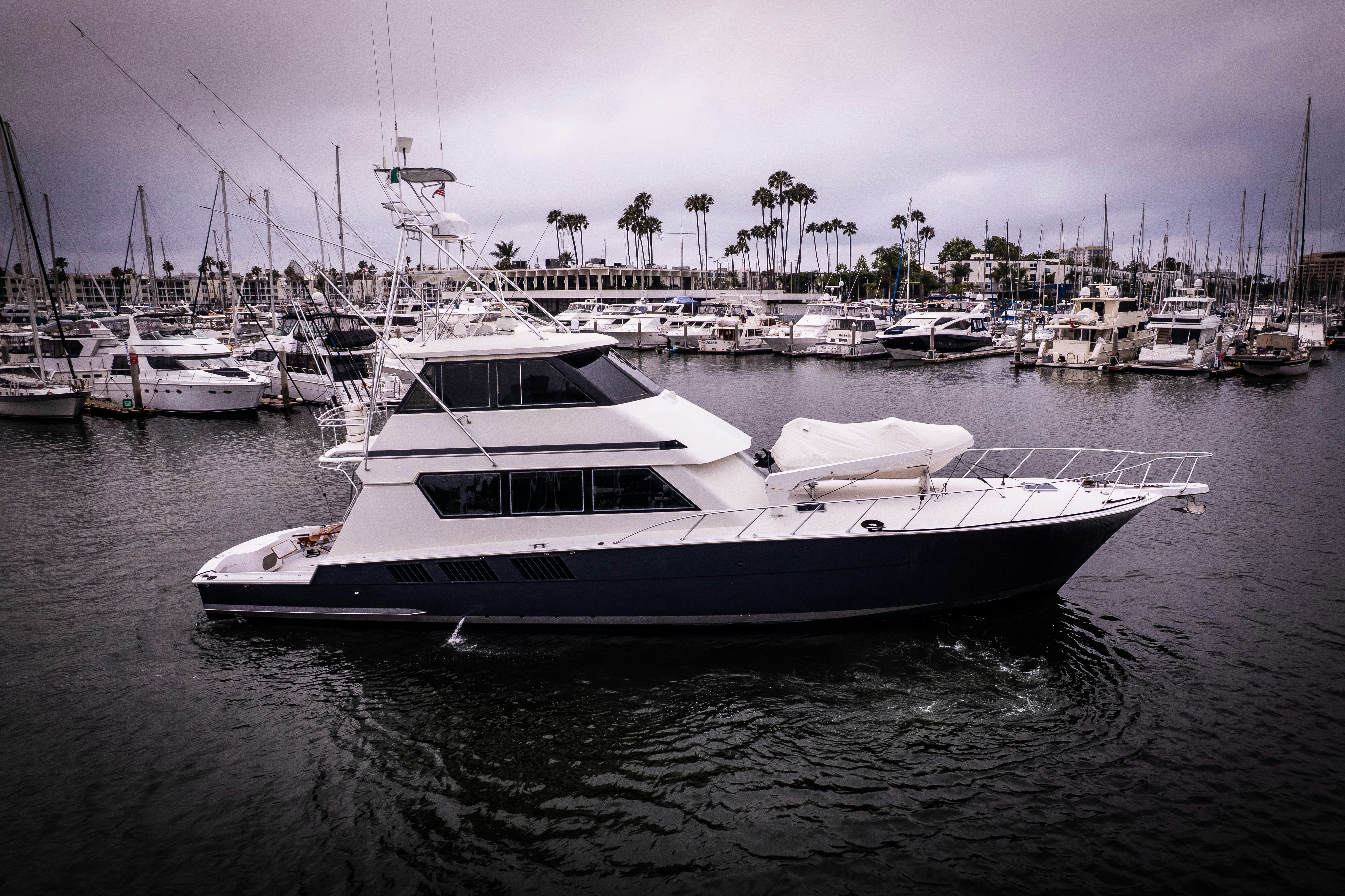 a boat in the water aboard PREMIUM Yacht for Sale
