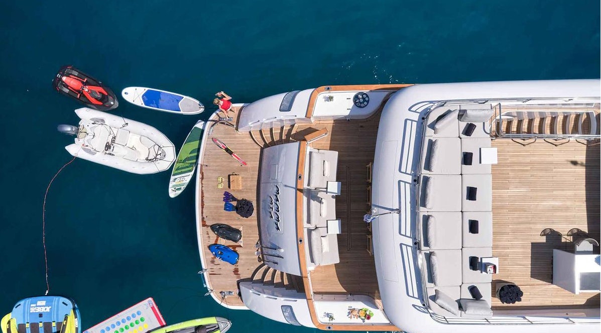 diagram aboard MAMMA MIA Yacht for Charter