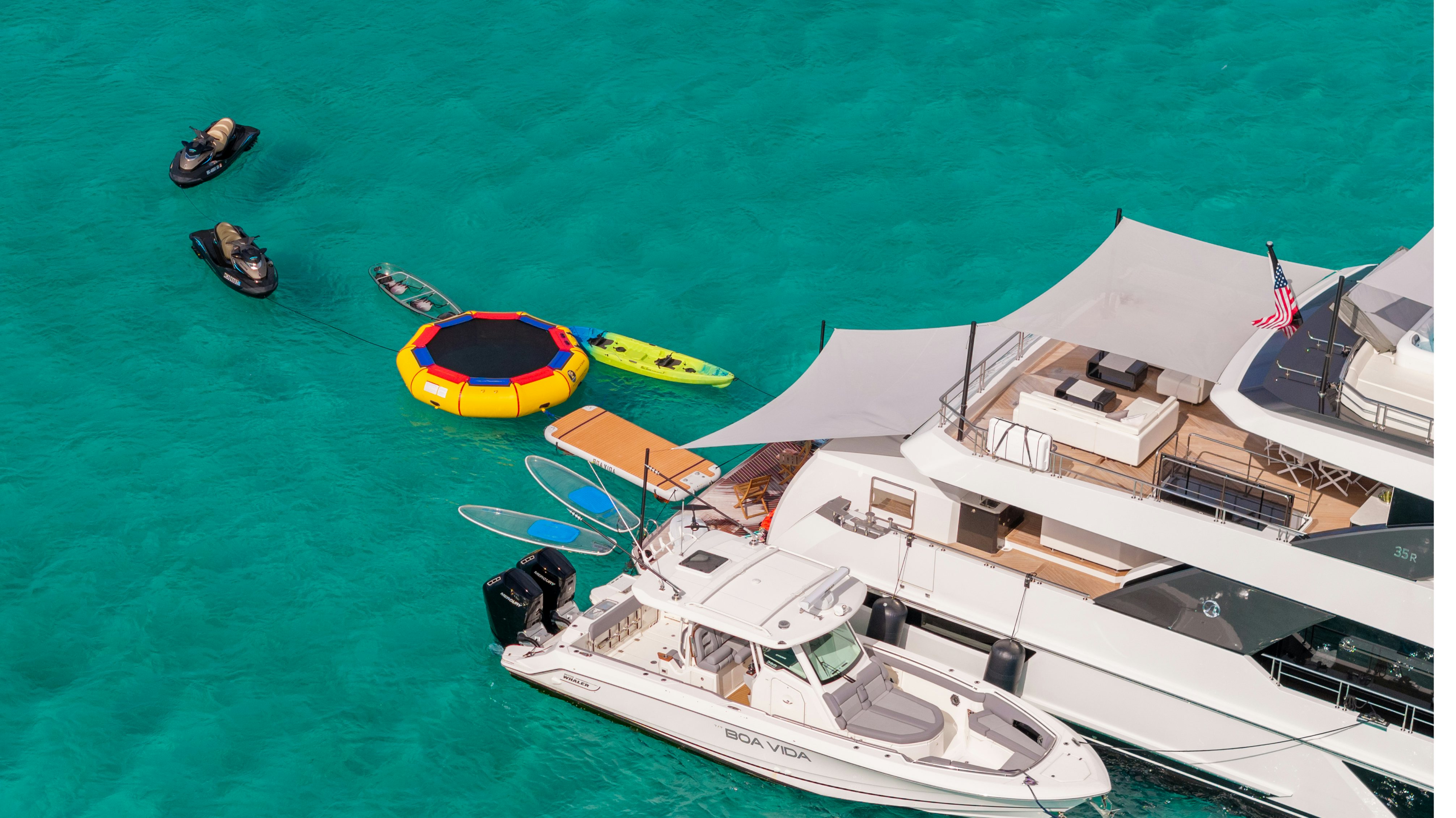 diagram aboard BOA VIDA Yacht for Charter