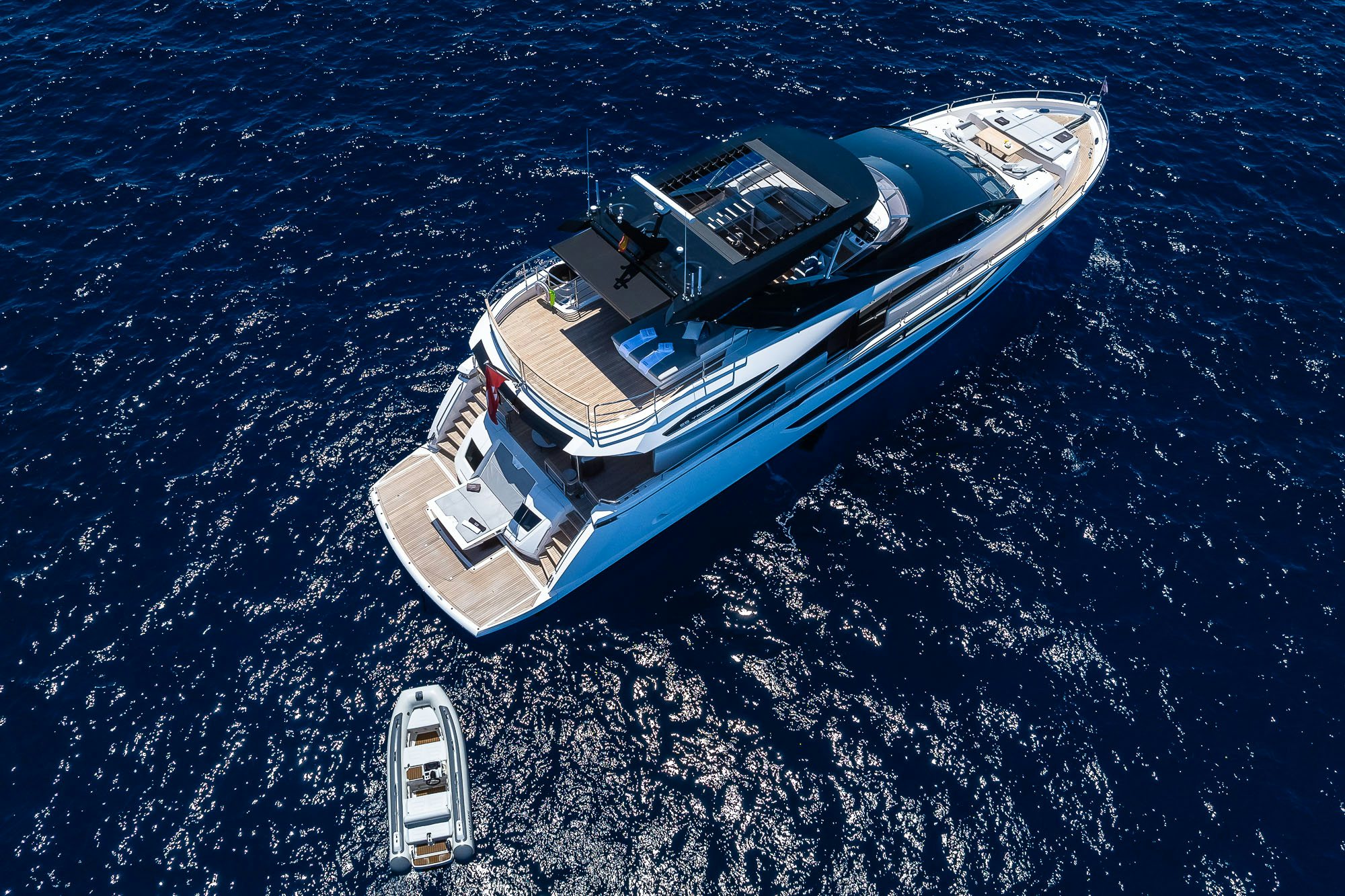 a boat in the water aboard CELESTE NOREEN Yacht for Sale