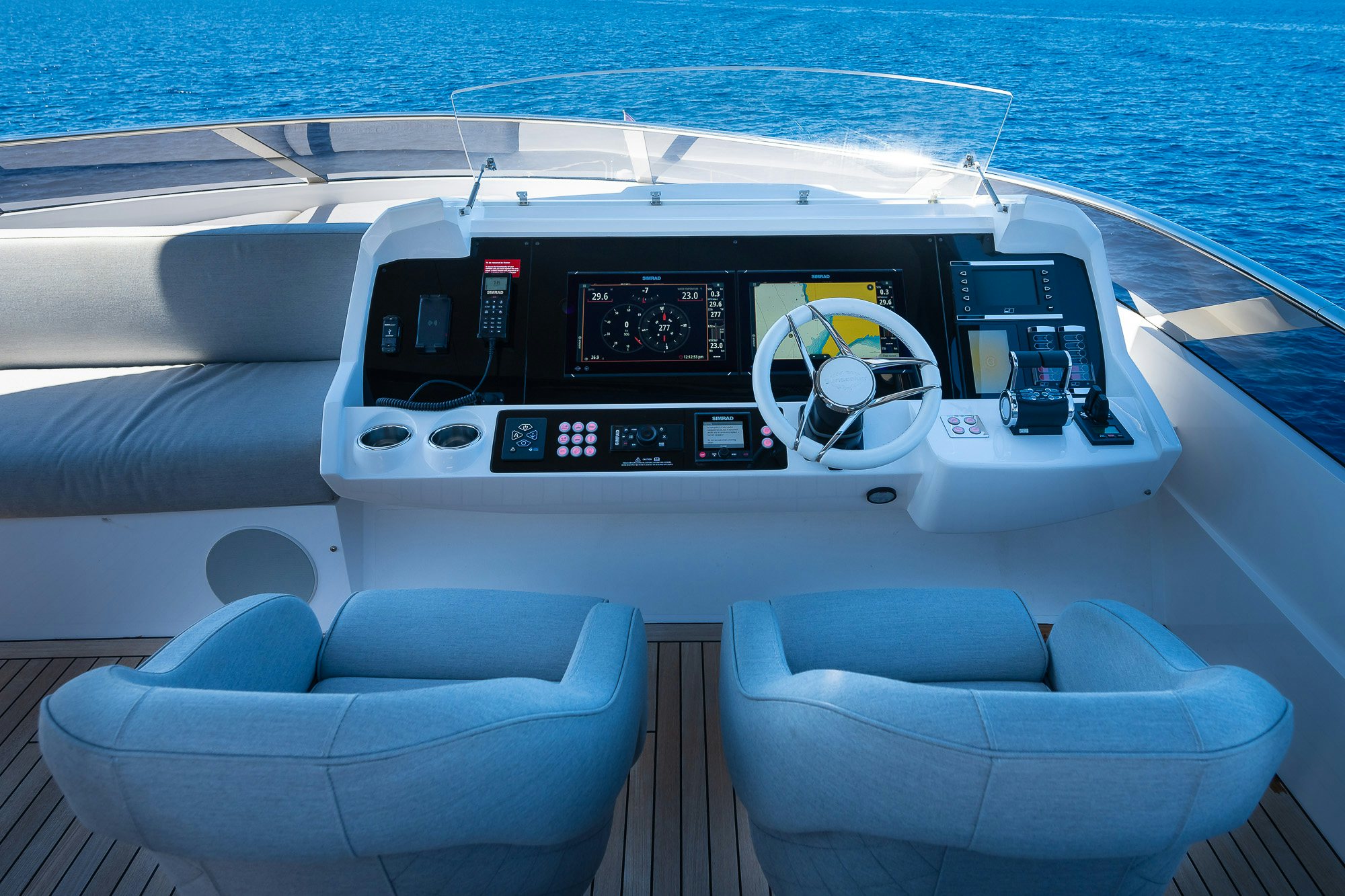 the inside of a boat aboard CELESTE NOREEN Yacht for Sale