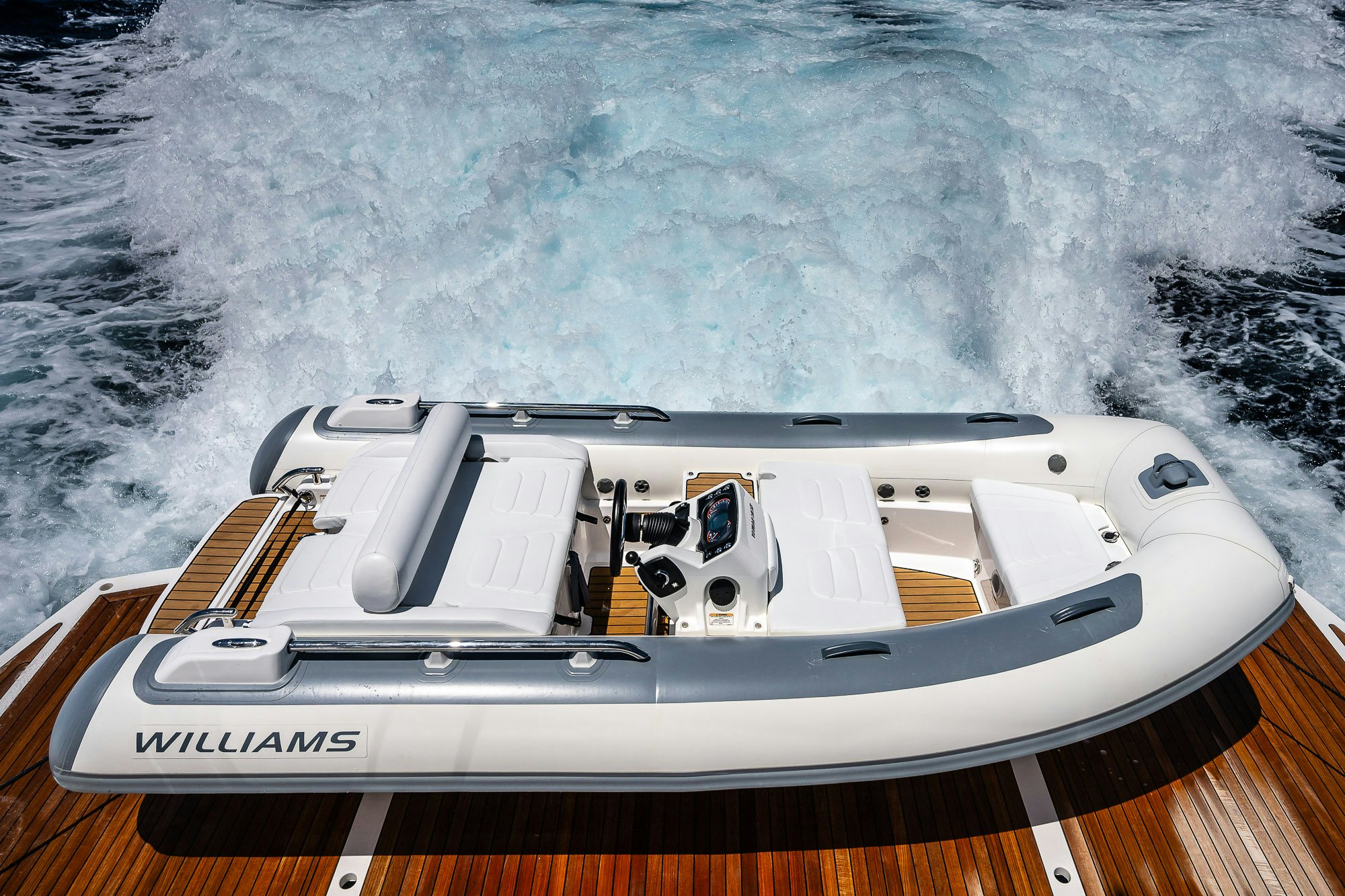 a boat on the water aboard CELESTE NOREEN Yacht for Sale