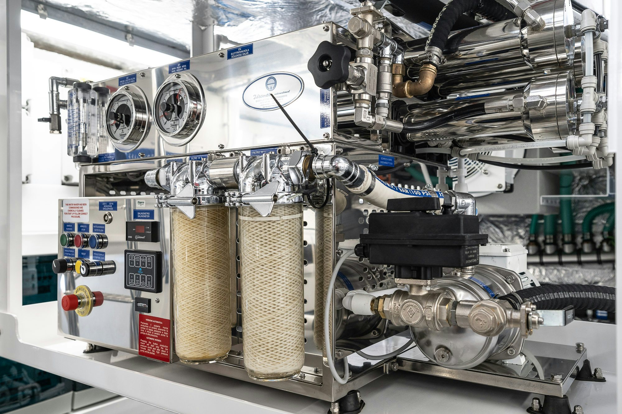 a machine with a large piece of wood aboard CELESTE NOREEN Yacht for Sale