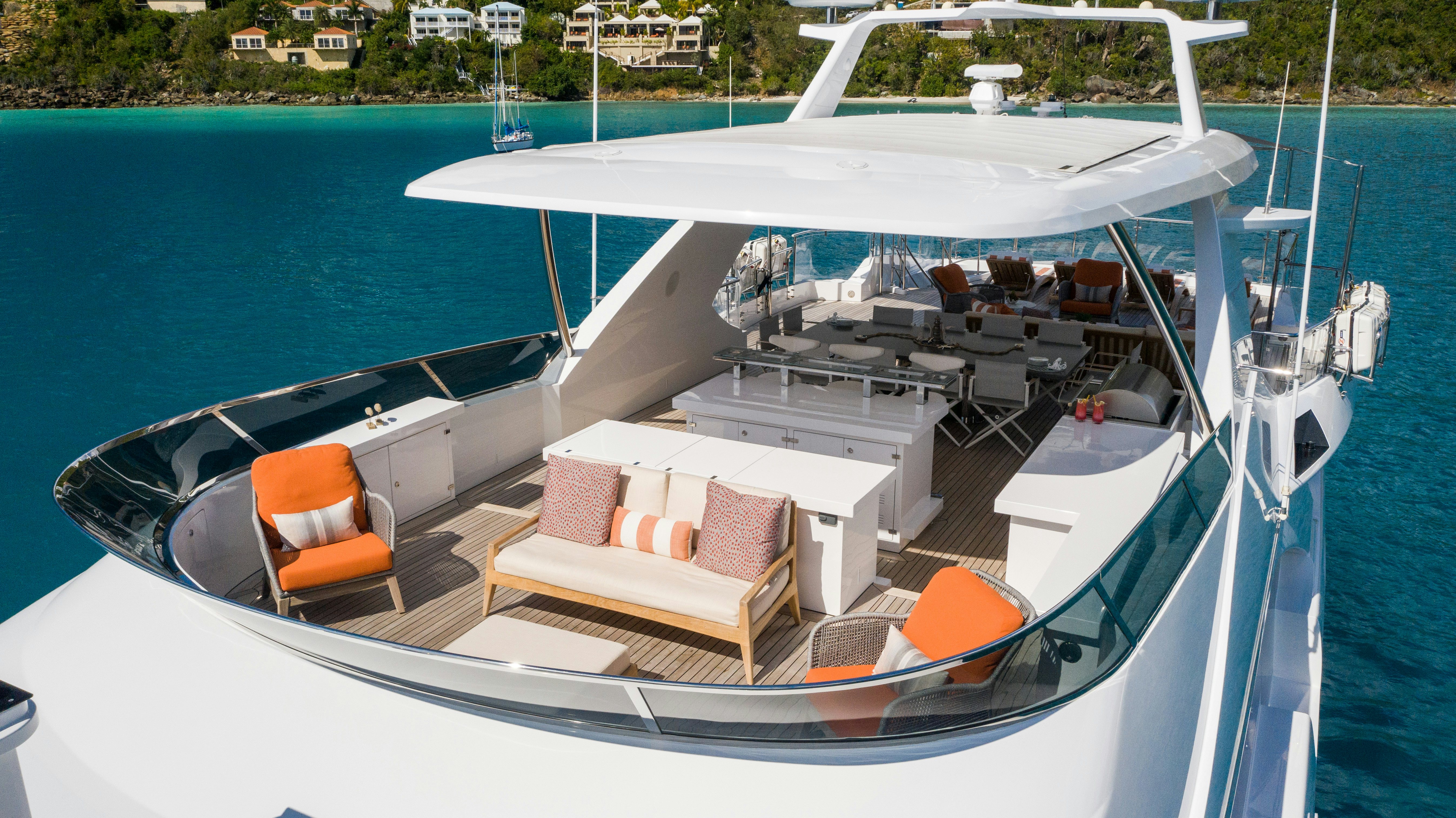 a boat on the water aboard WABASH Yacht for Sale