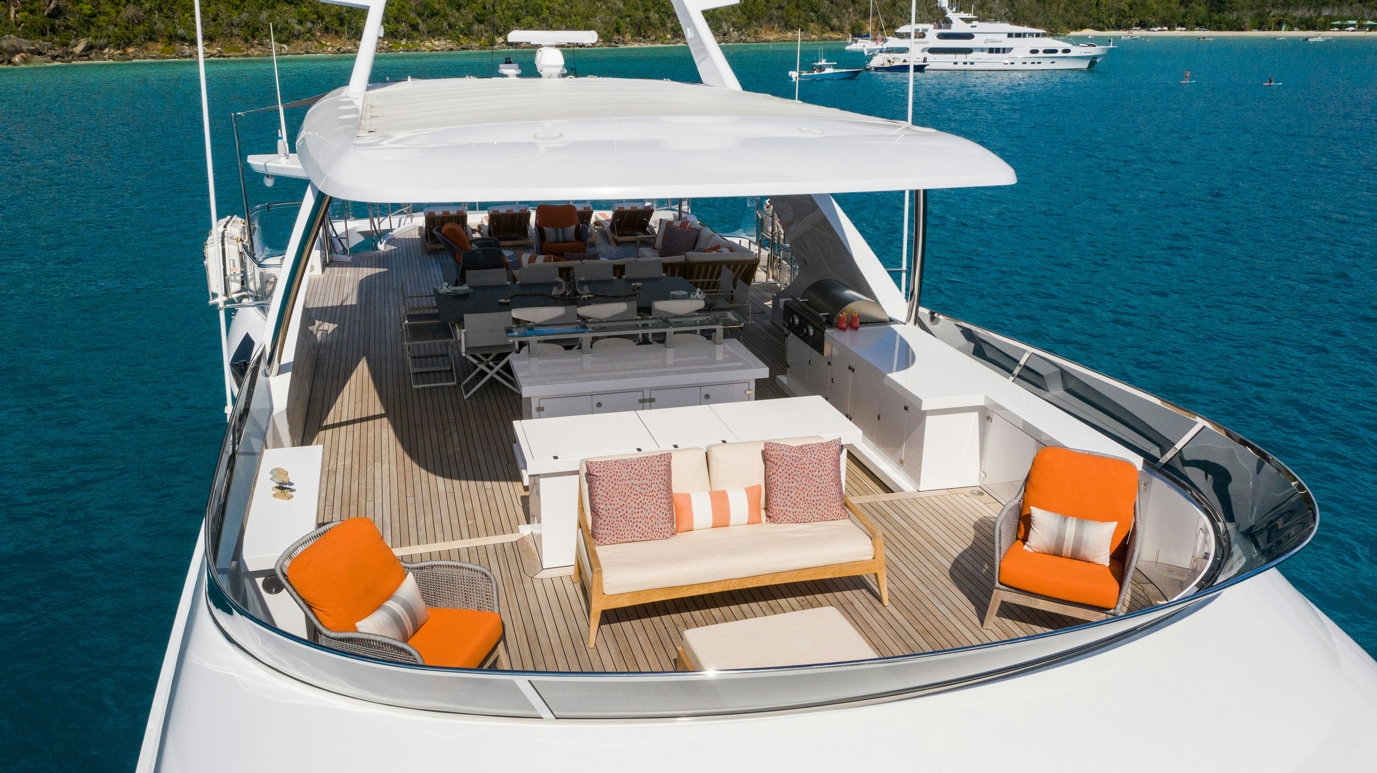 a boat on the water aboard WABASH Yacht for Sale