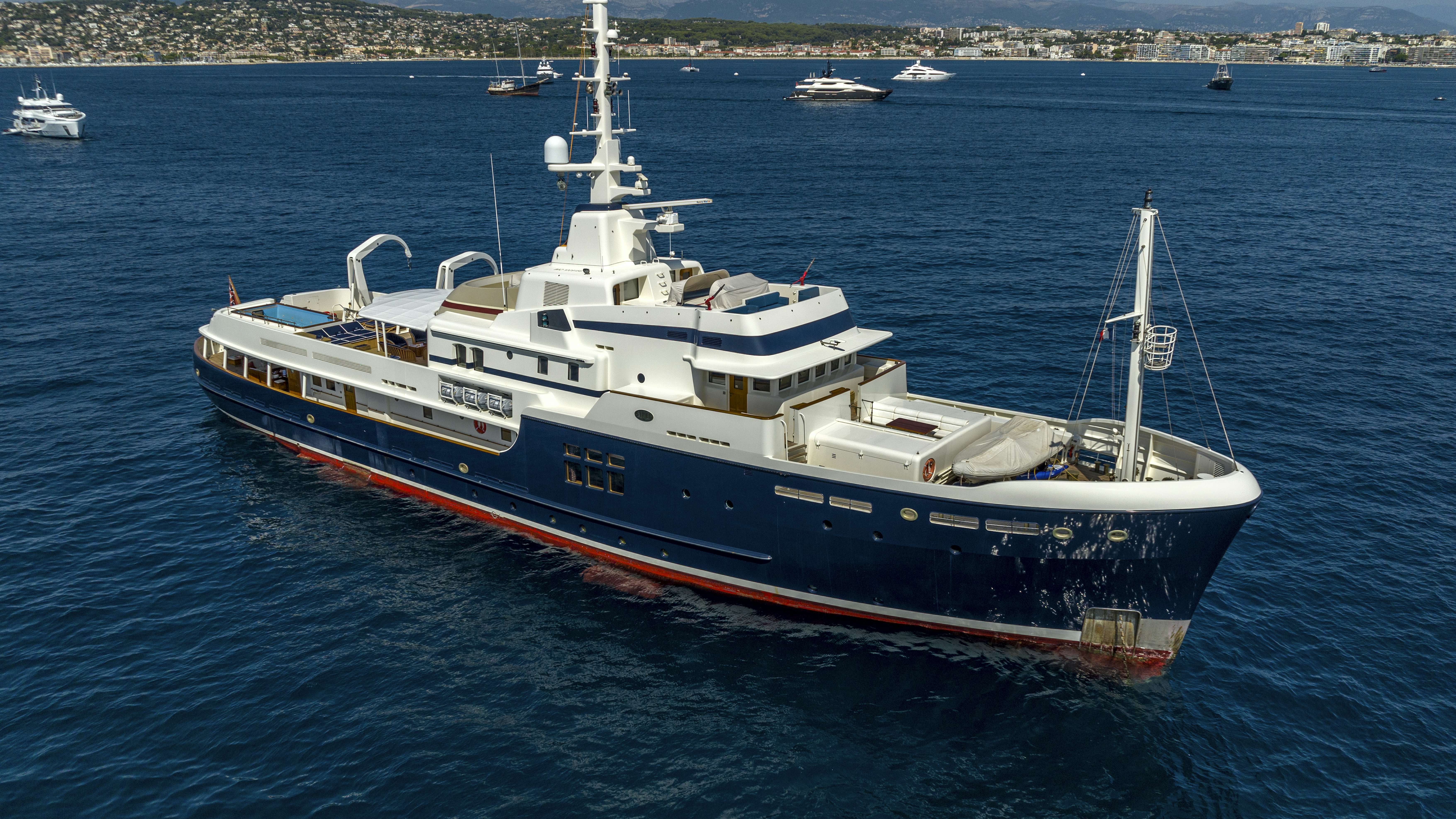 pendennis steel yacht for sale