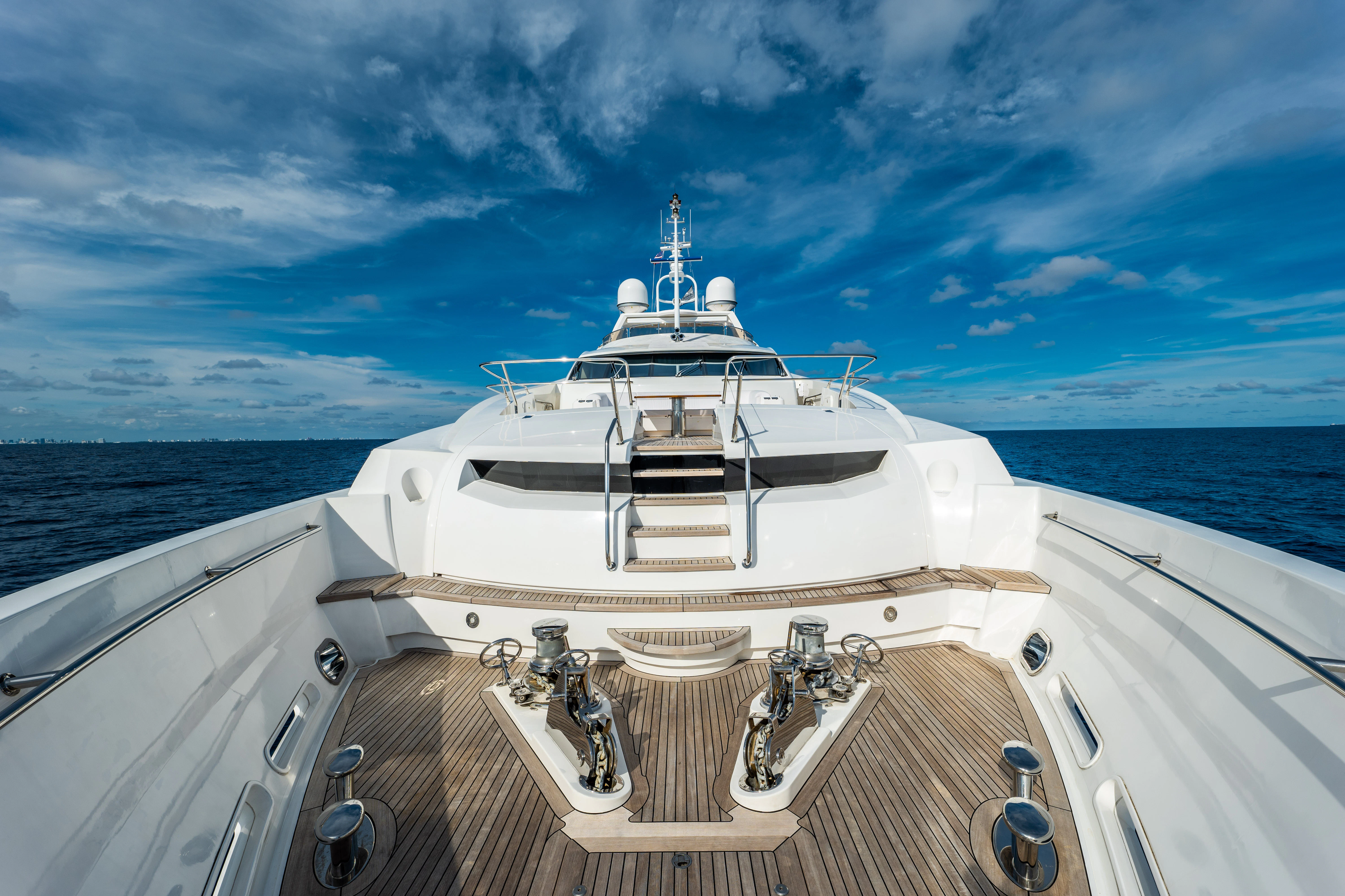 a boat on the water aboard ABOUT TIME Yacht for Sale