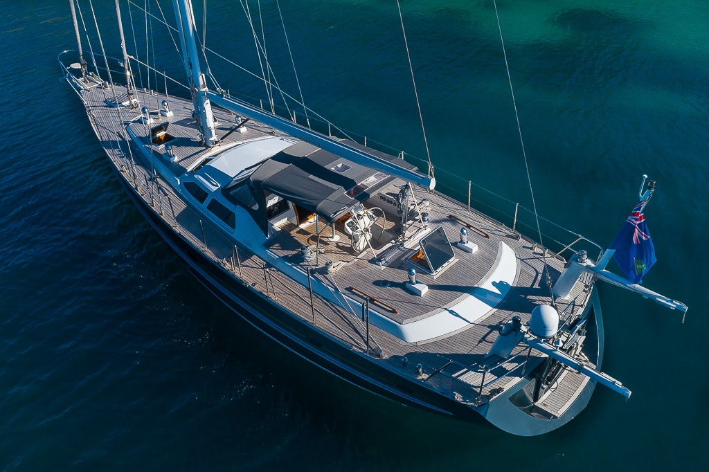 a boat on the water aboard JULIA Yacht for Sale