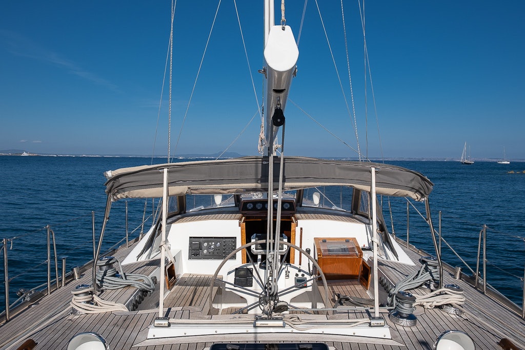 a boat on the water aboard JULIA Yacht for Sale