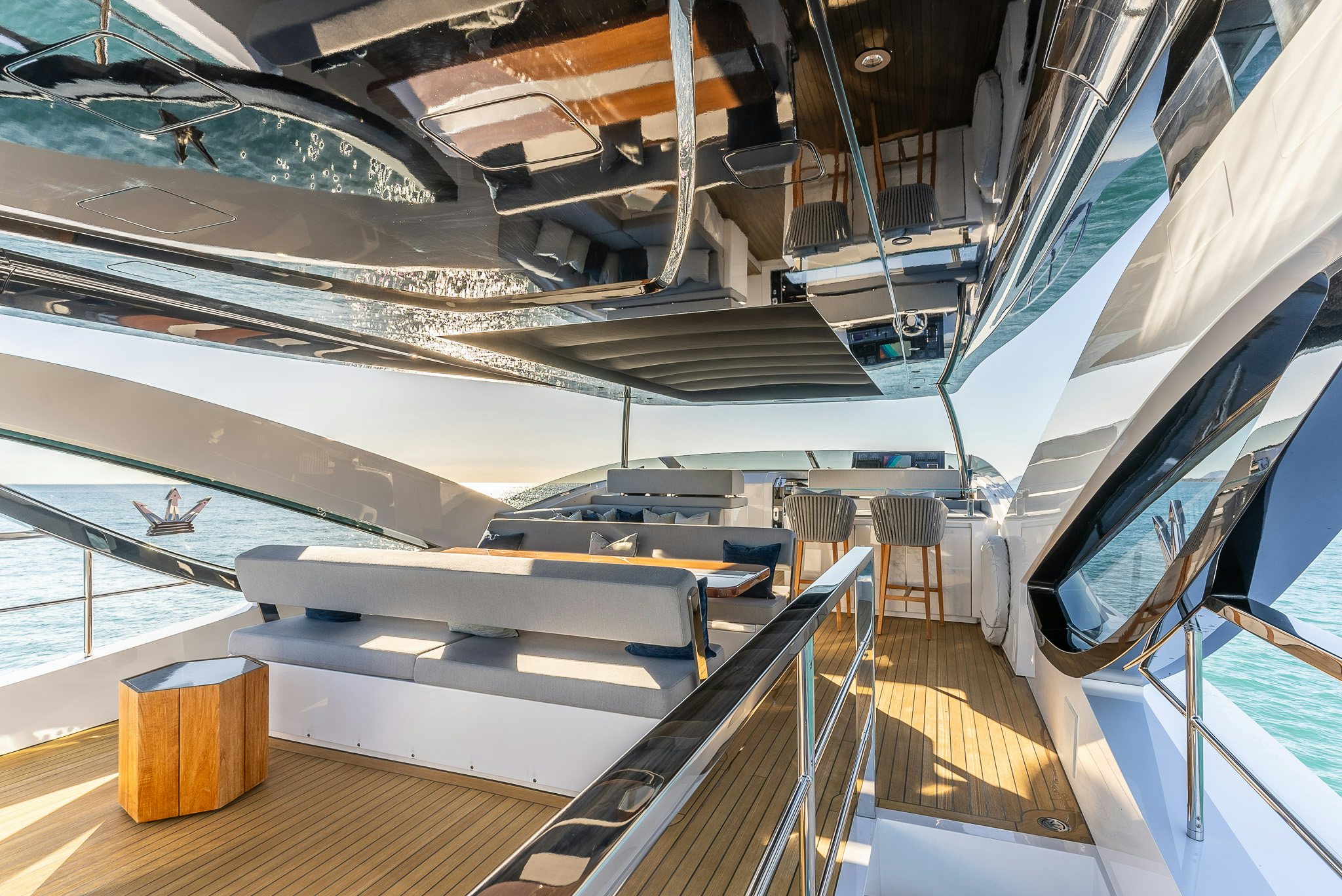 inside of a ship aboard CADET V Yacht for Sale