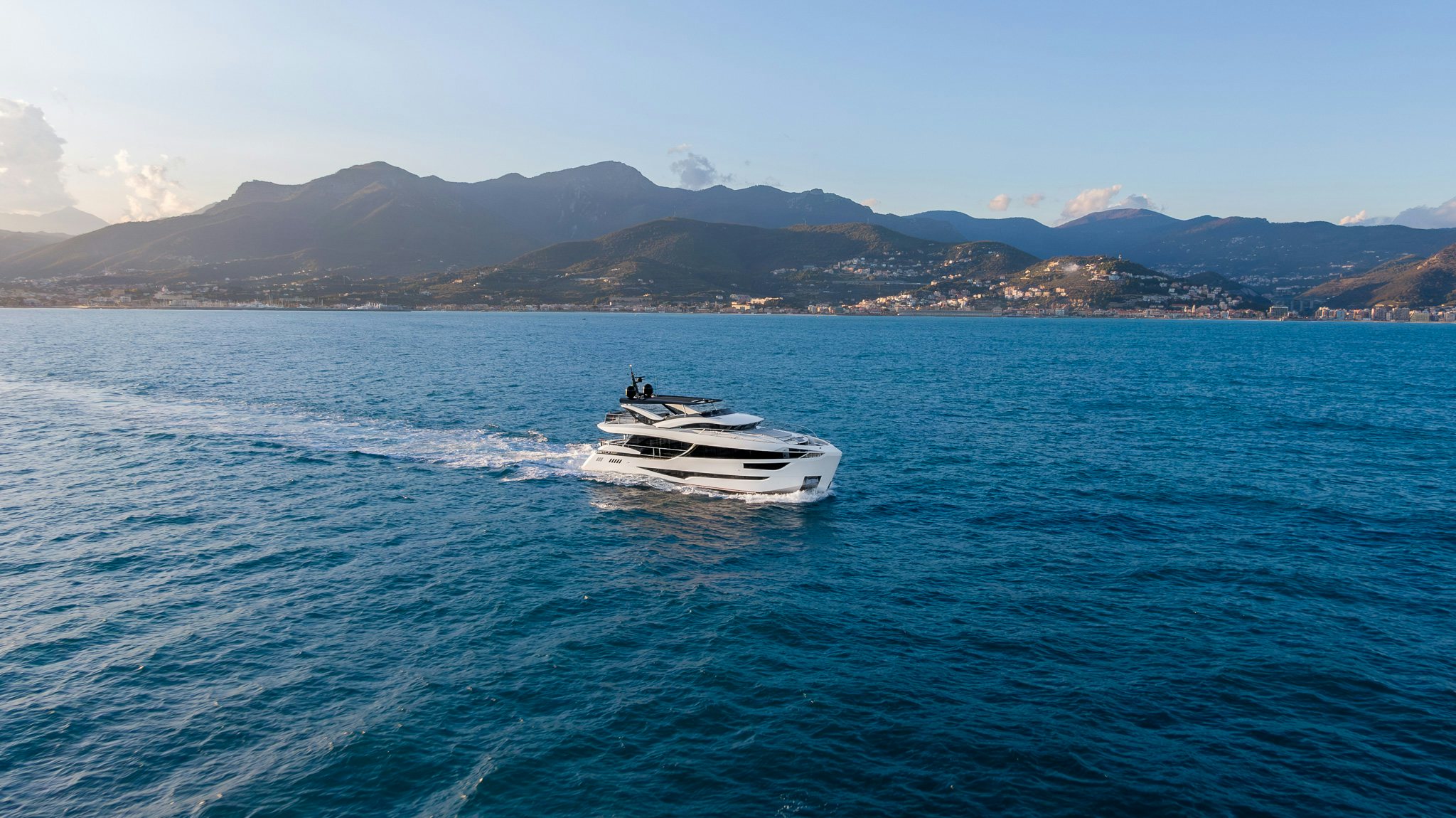 a boat on the water aboard CADET V Yacht for Sale