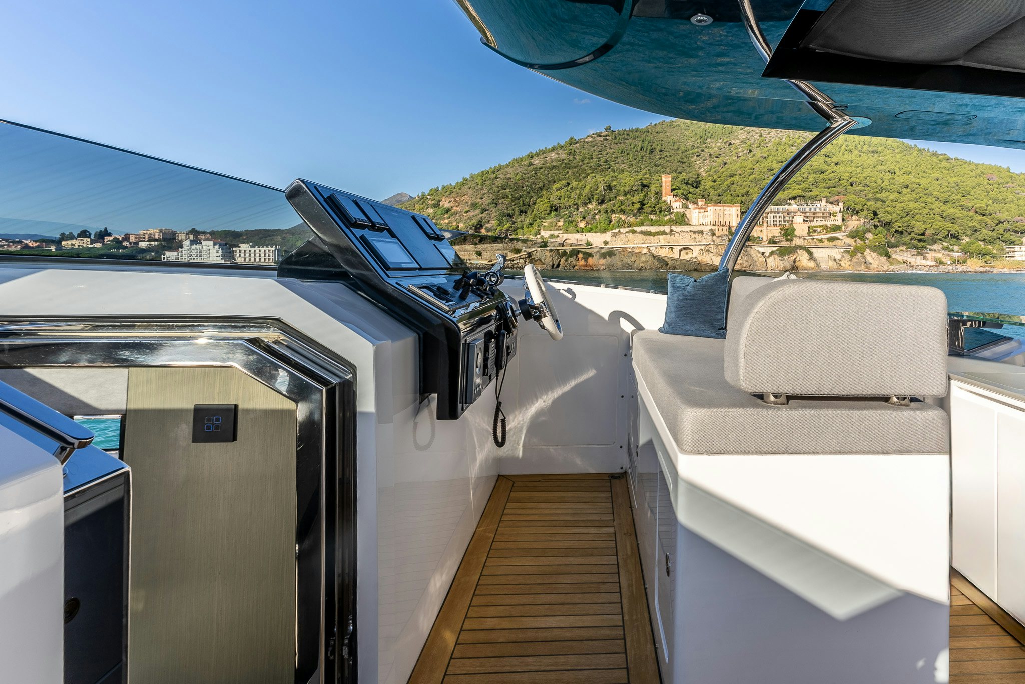 a boat on the water aboard CADET V Yacht for Sale