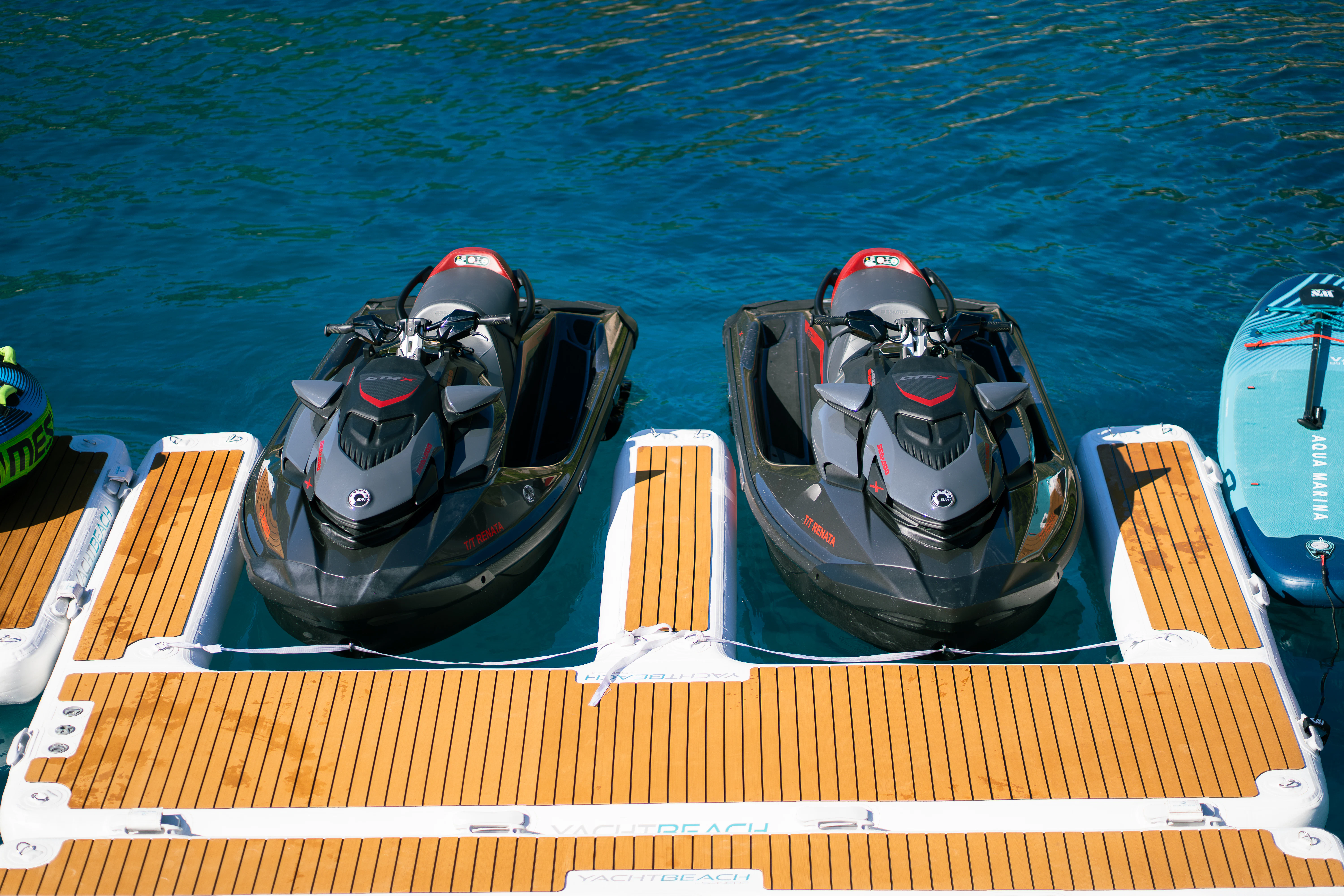a group of people in a boat aboard RENATA Yacht for Charter