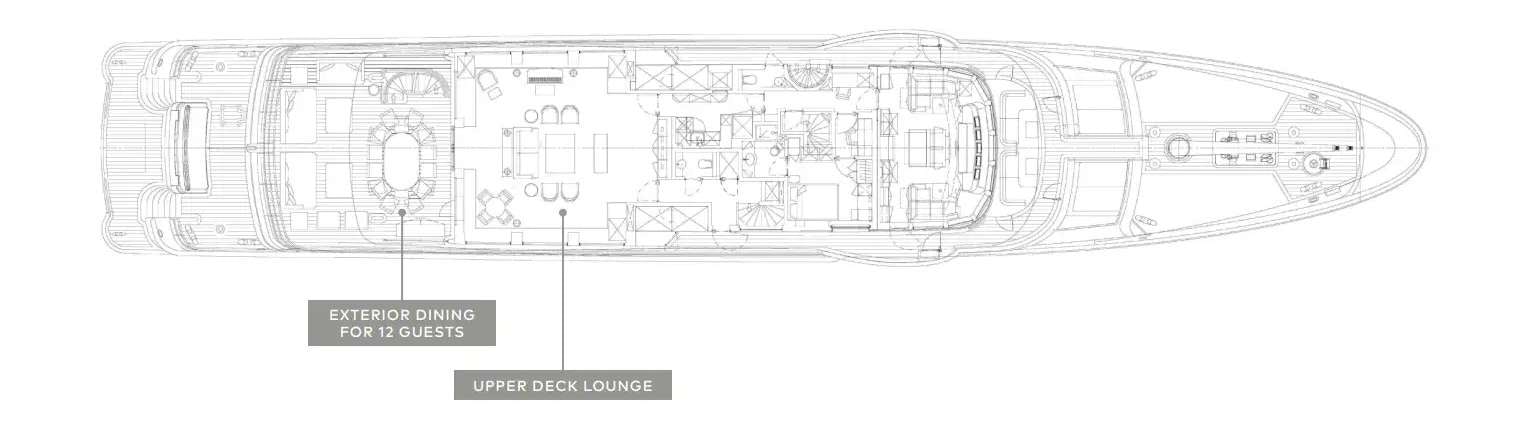 diagram aboard DEEP BLUE Yacht for Charter