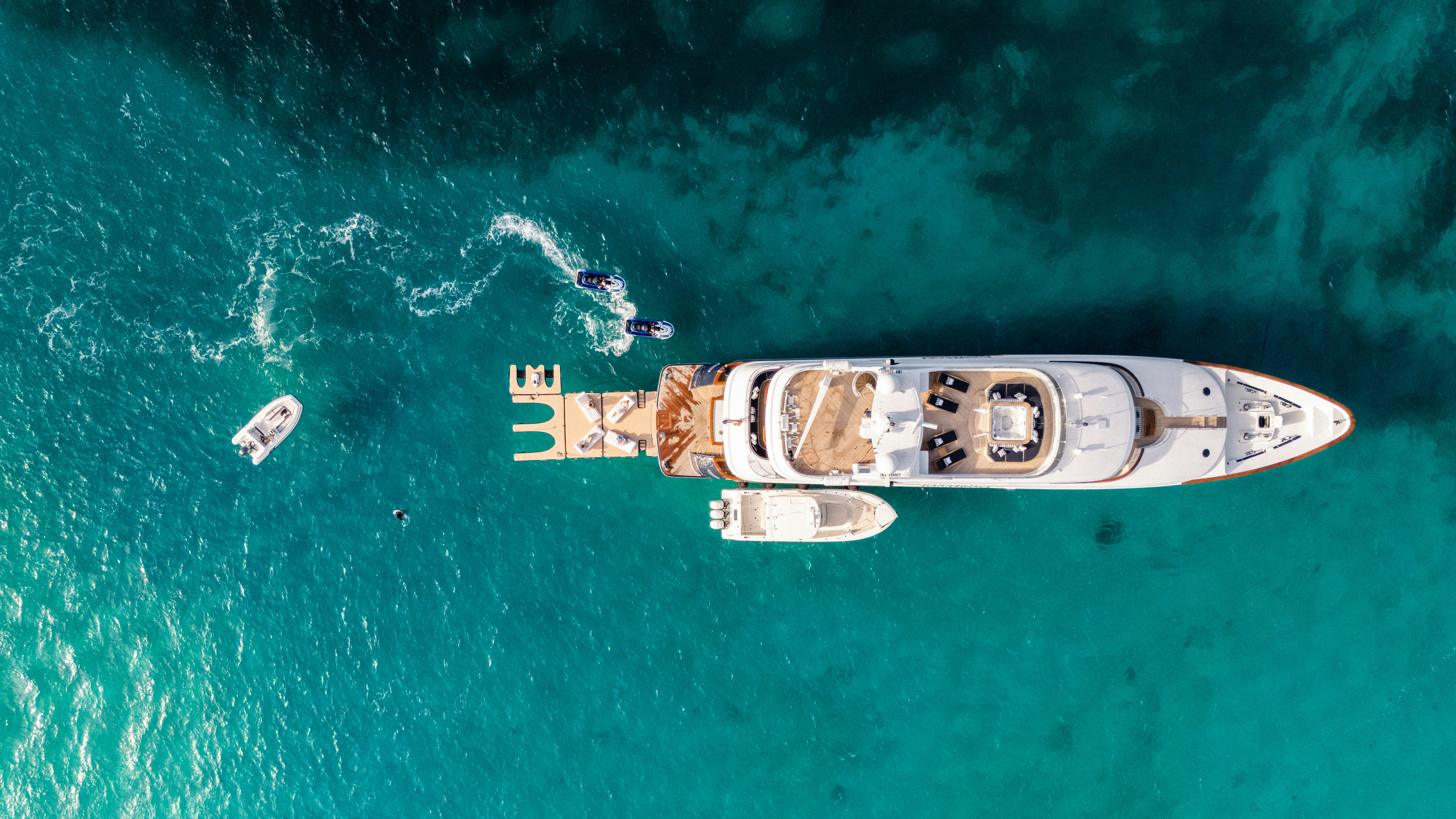 a space ship in outer space aboard SUMMERDANCE Yacht for Charter